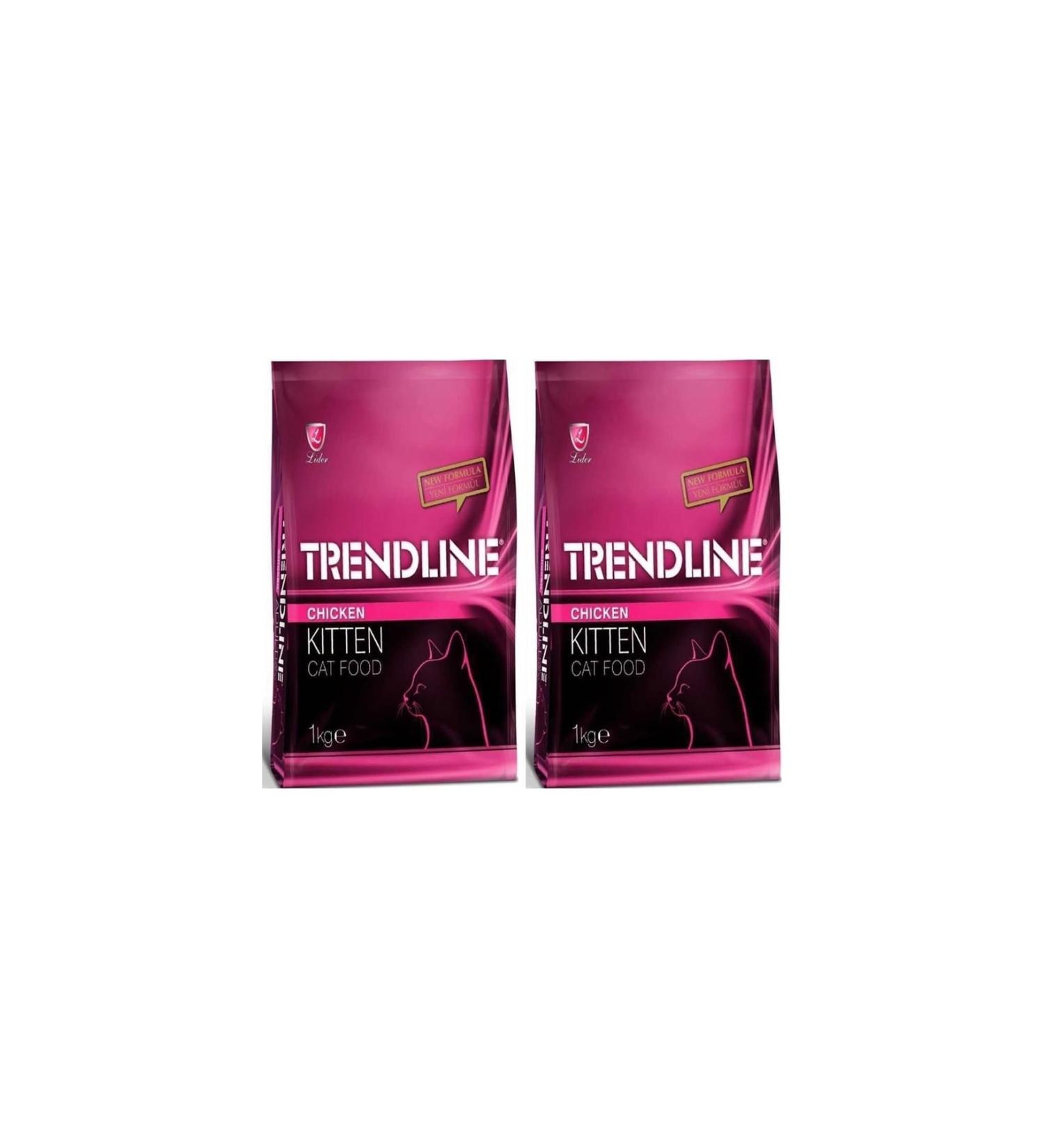 Trendline Kitten Chicken Kitten Cat Food 1 Kg 2 Pieces