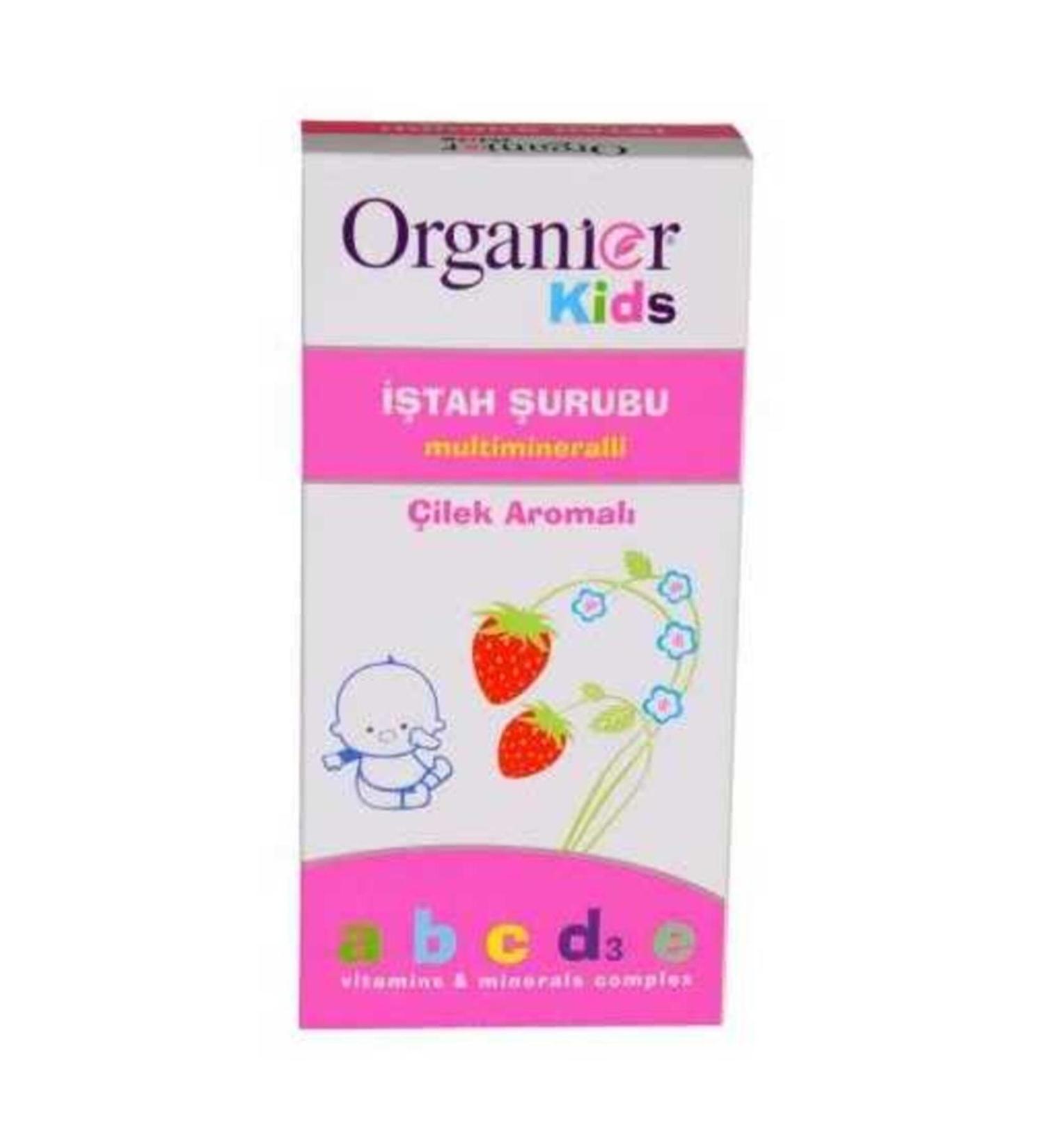 ORGANIER Kids Syrup 200 ml Strawberry Flavored