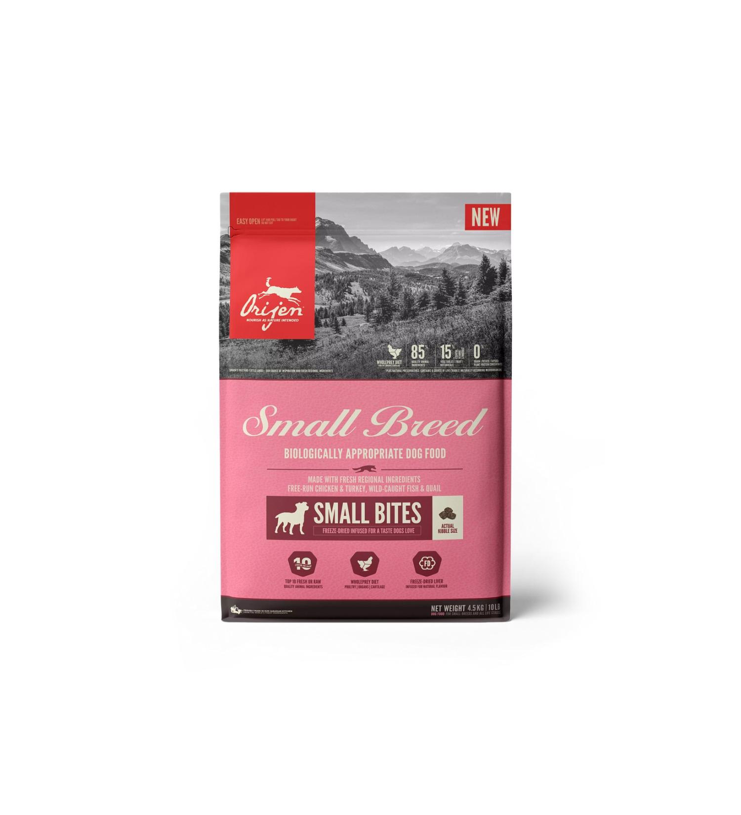 Orijen Small Breed Puppy & Adult 4.5 Kg Dog Food