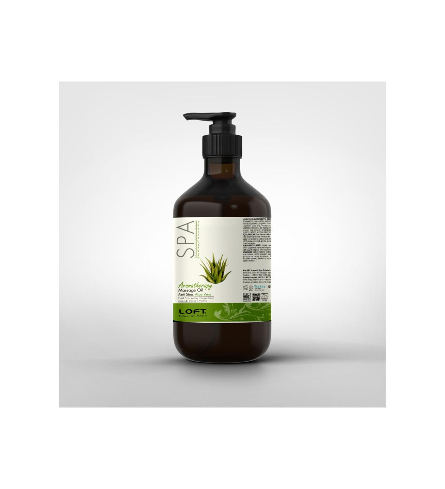 Loft Aromatherapy Massage Oils Scented Aloevera 500ml.