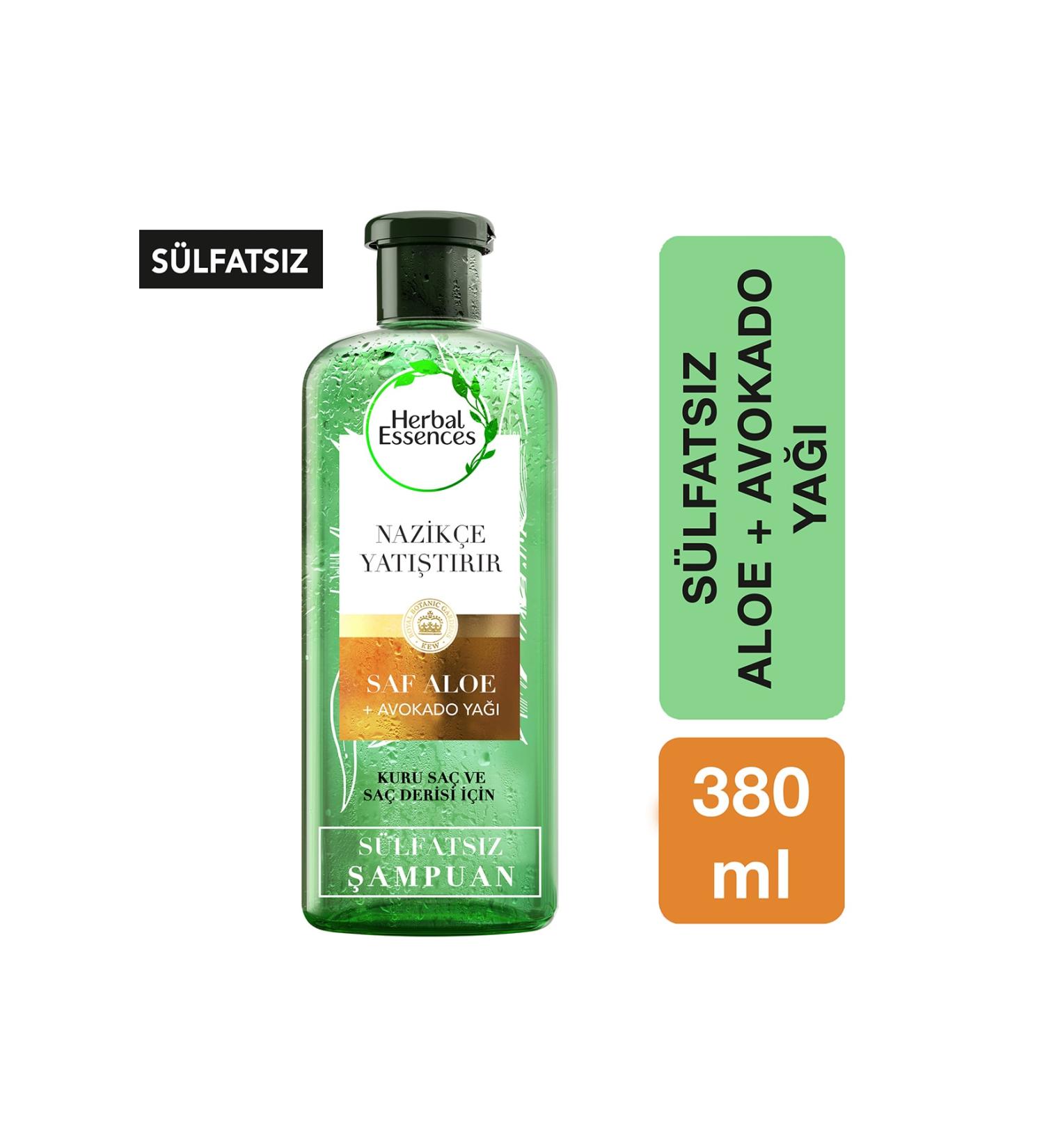 Herbal Essences Sulfate Free Aloe And Avocado Shampoo 380 Ml - Buy Online on GoSupps.com