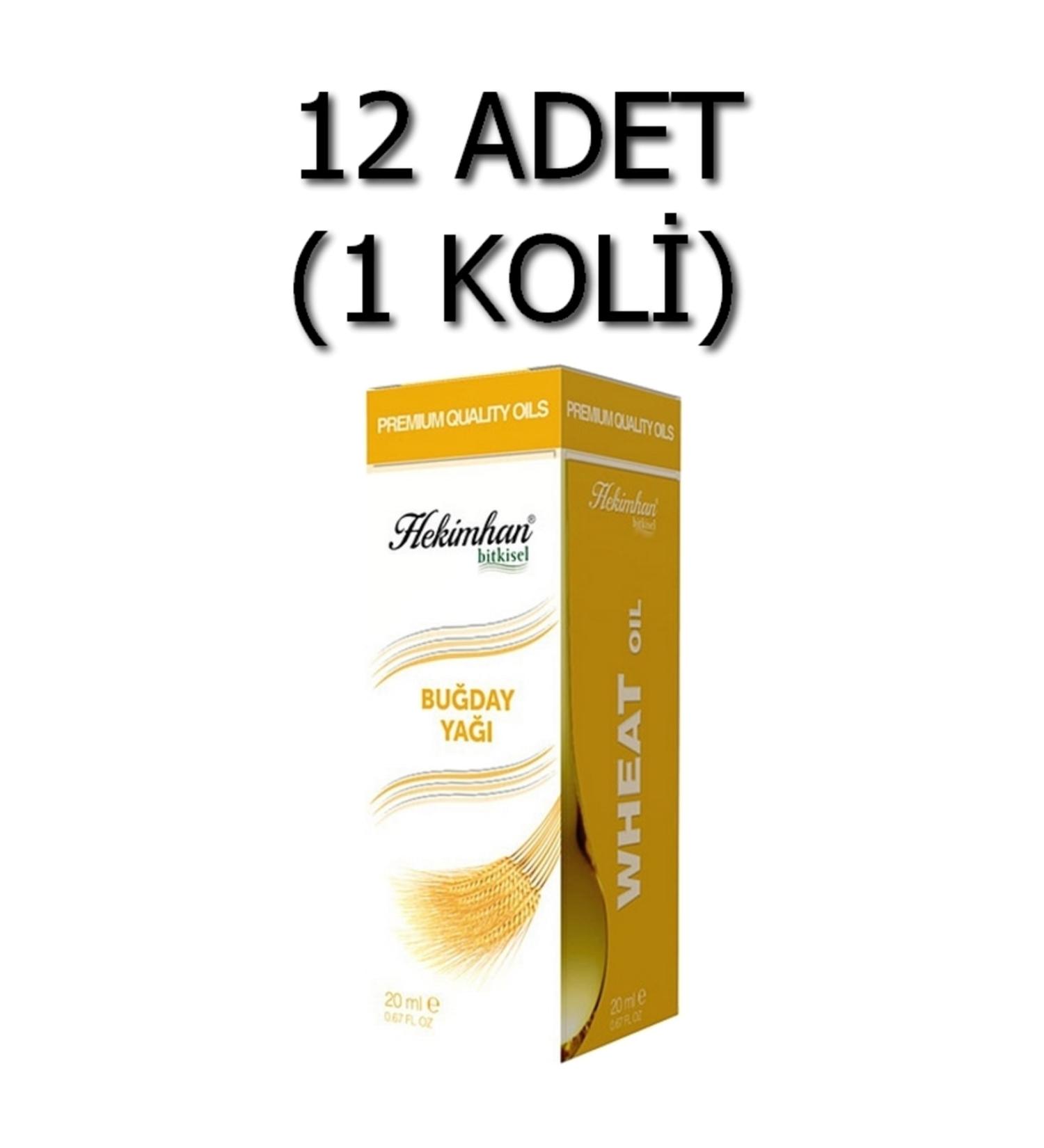 Hekimhan Wheat Oil 20 Ml 12 Pieces (1 Box)