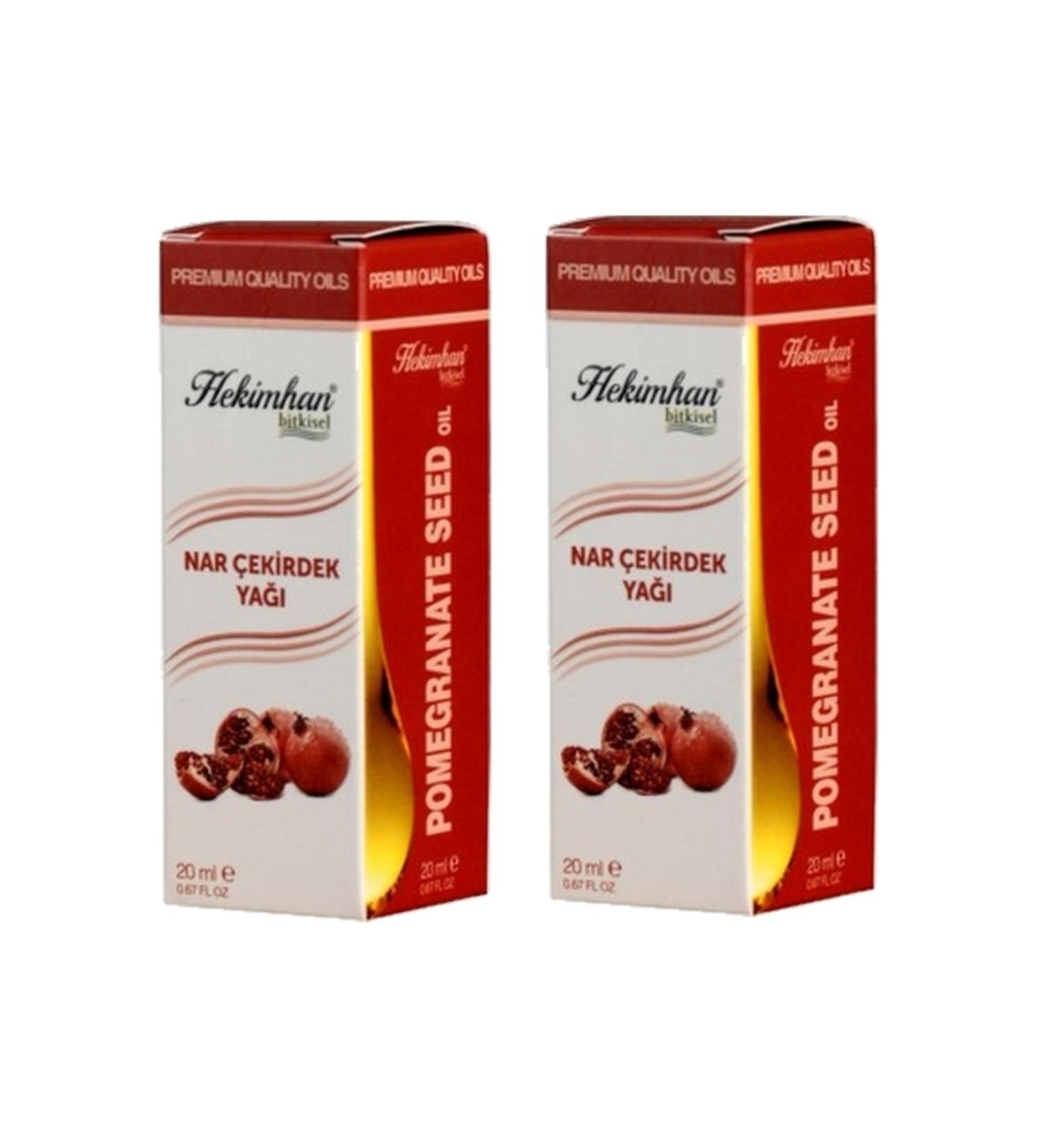 Hekimhan Pomegranate Seed Oil 20 Ml 2 Pieces