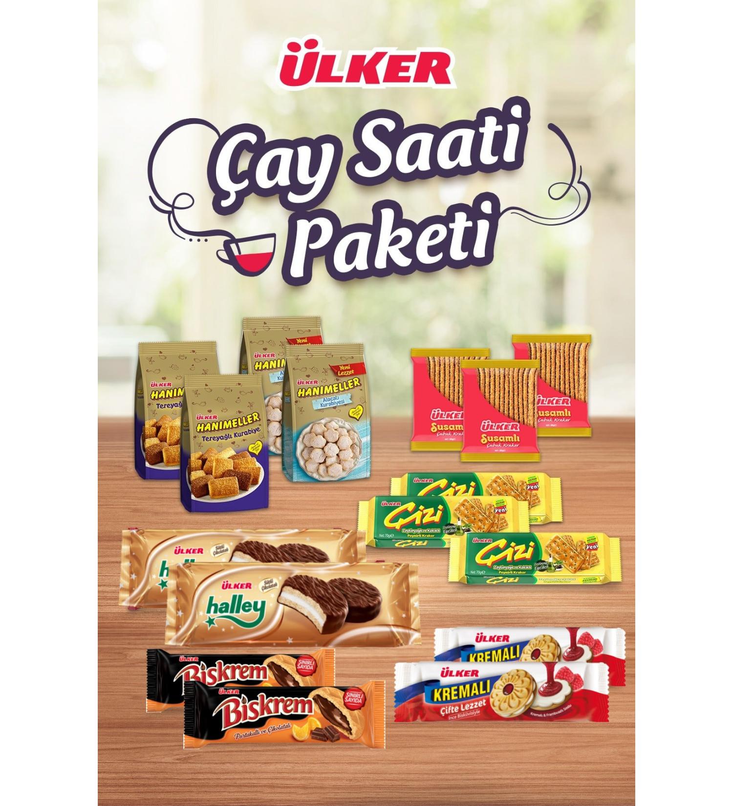 Ulker Tea Time Biscuit & Cake Package
