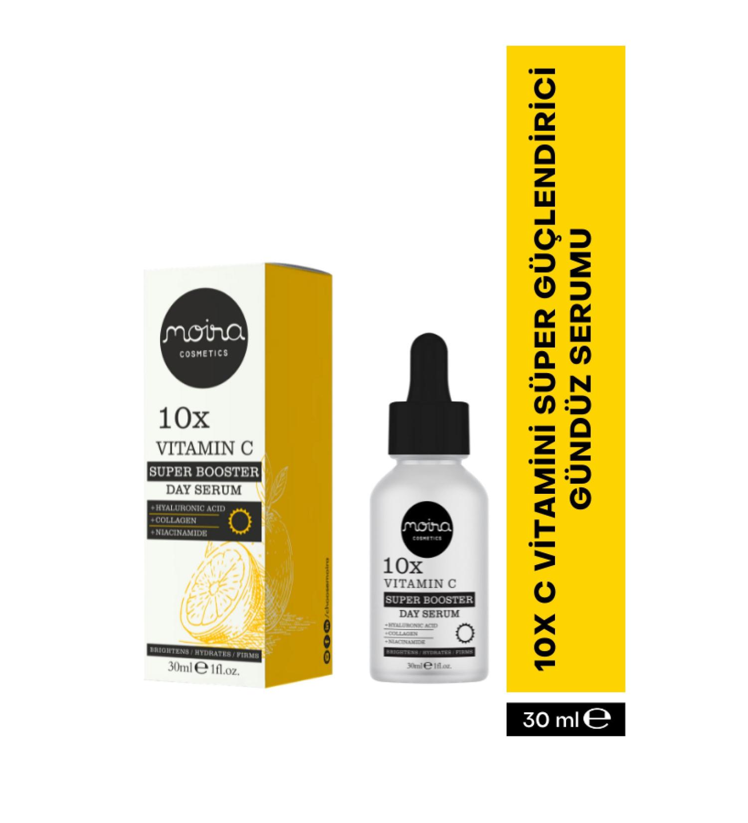 MOIRA COSMETICS SUPER BOOSTER 10X Vitamin C DAY Serum