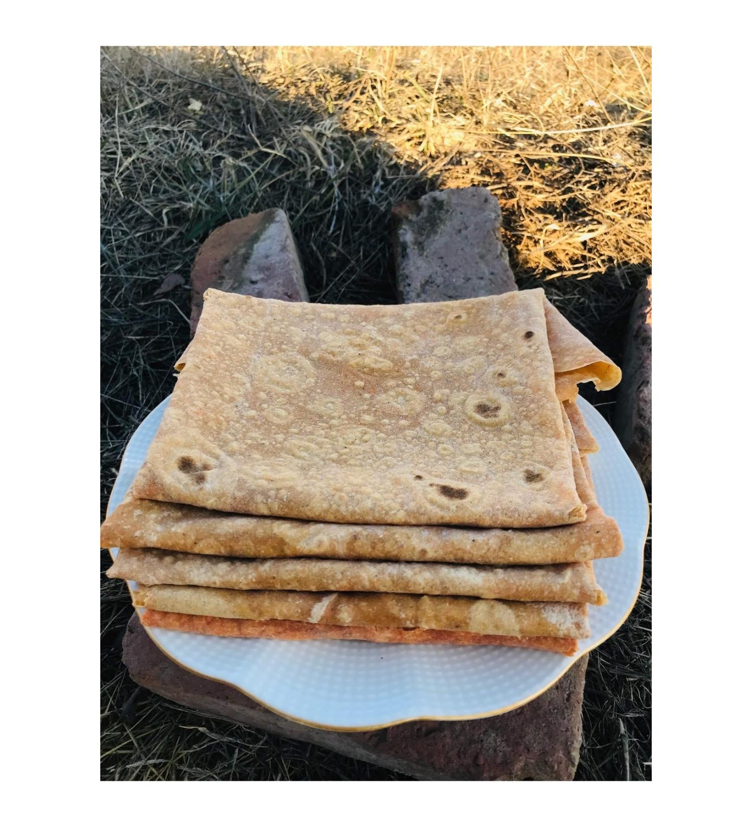 Carrot Einkorn Lavash