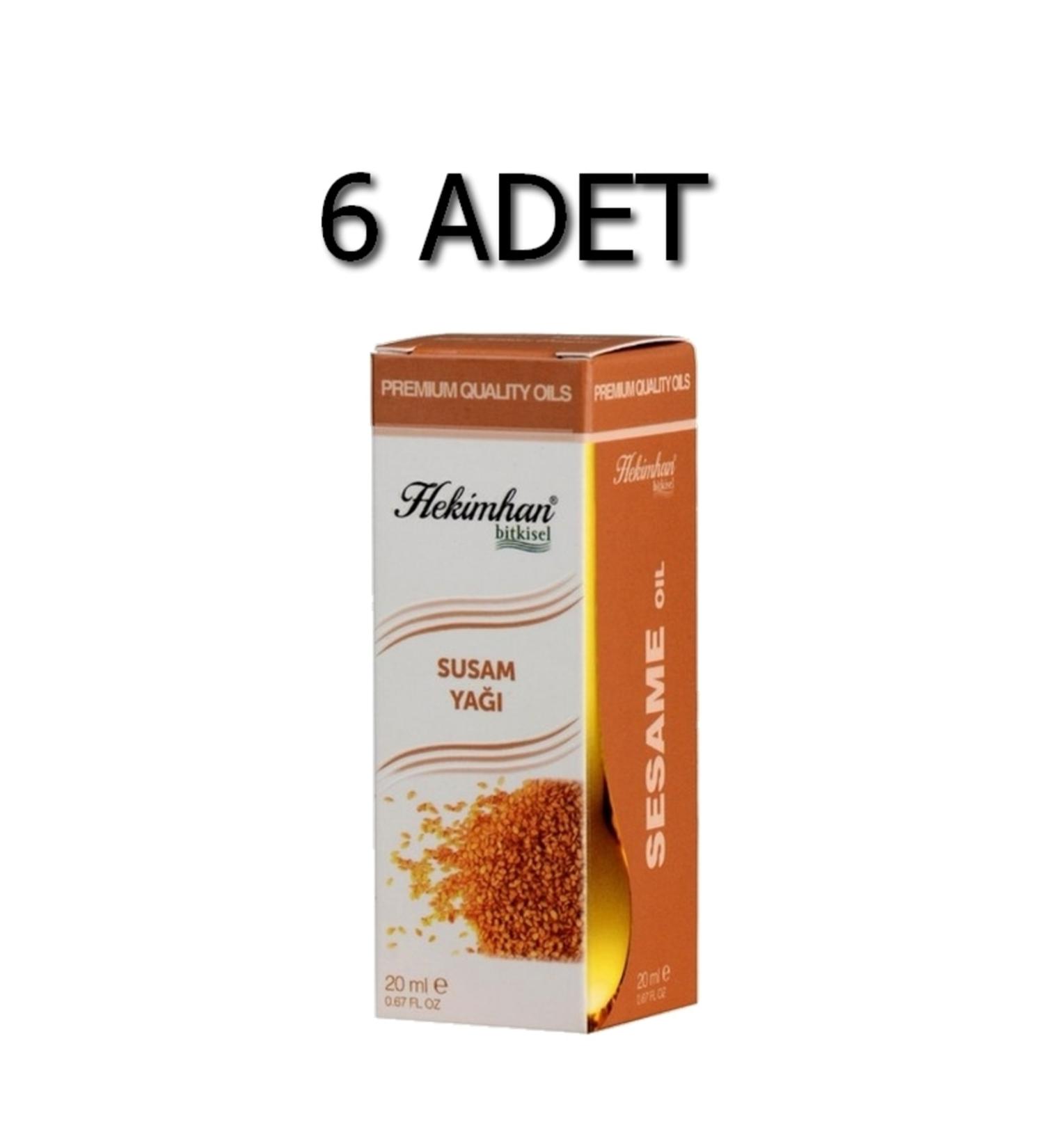 Hekimhan Sesame Oil 20 Ml 6 Pieces