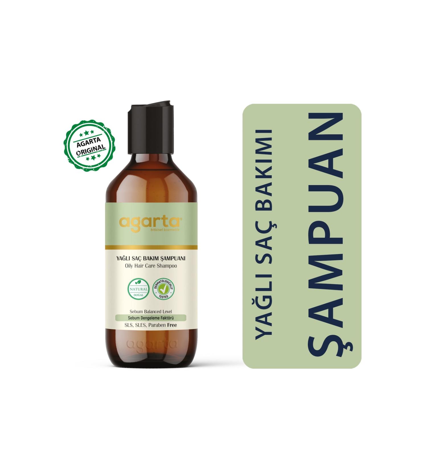 Agarta Natural Shampoo For Oily Hair Care 400 Ml