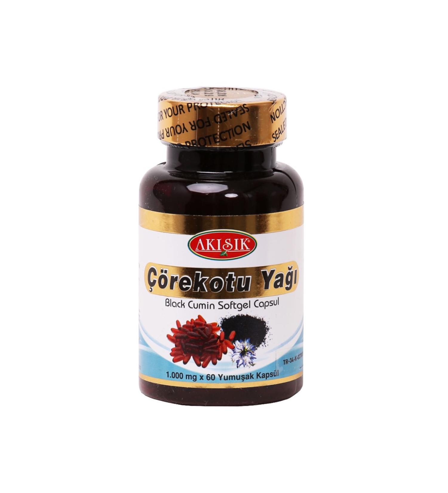 Fluidized Black Cumin Oil Herbal Capsule 1000 Mg X 60.