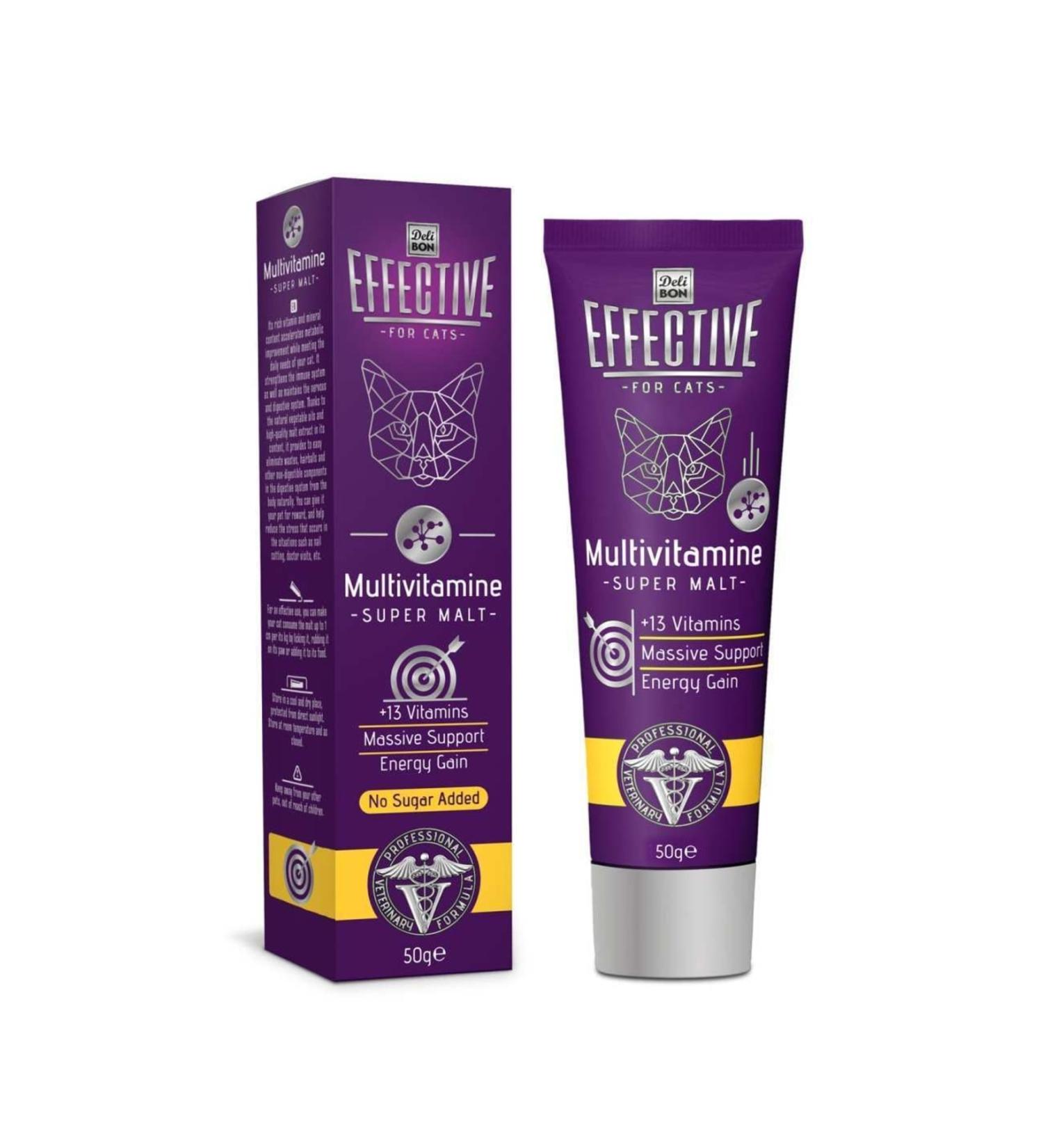 Effective Multivitamin Super Cat Malt 50 Gr