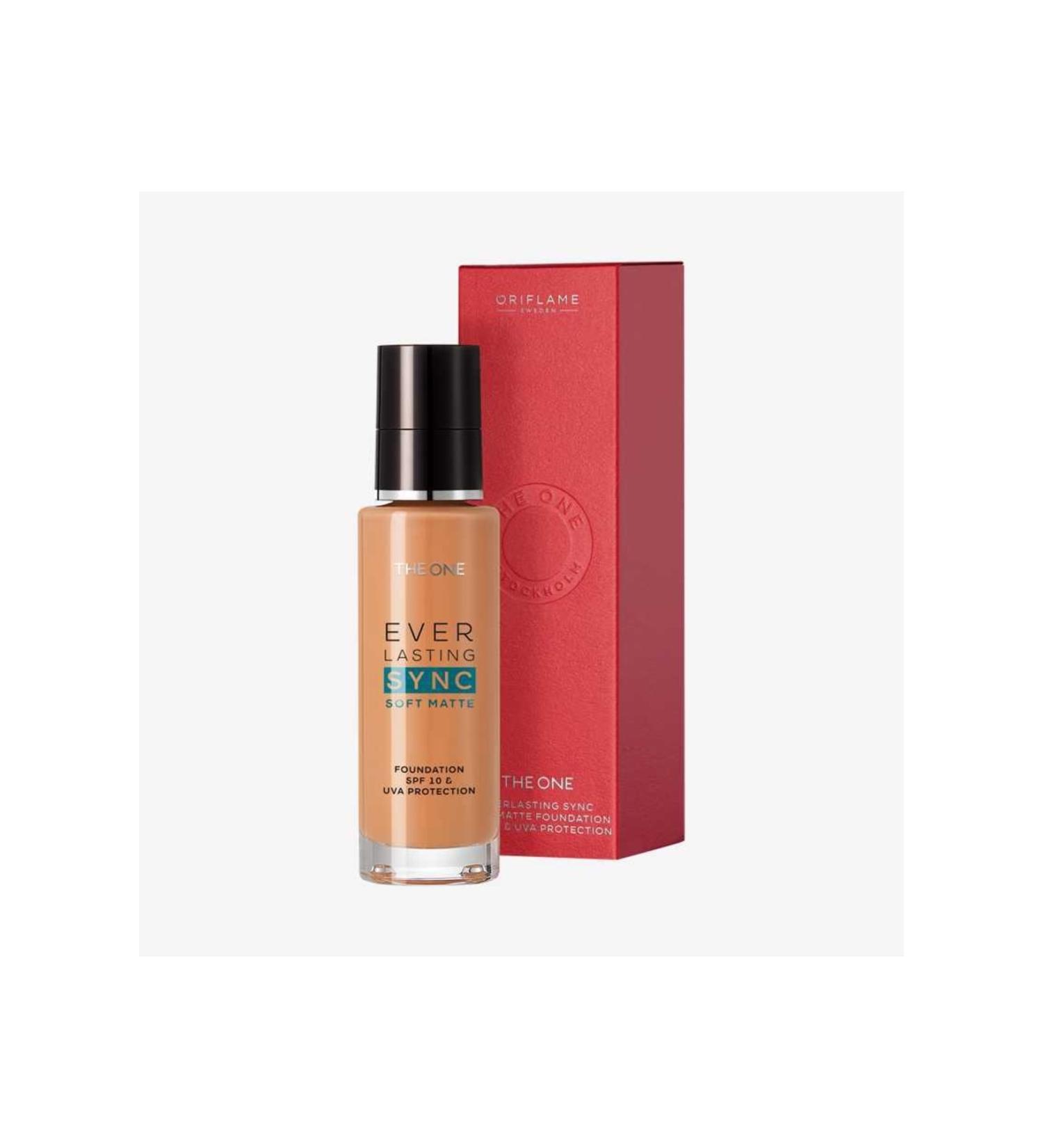 Oriflame The One Everlasting Sync Soft 12 Hours Lasting Matte Foundation-sun Beige Warm