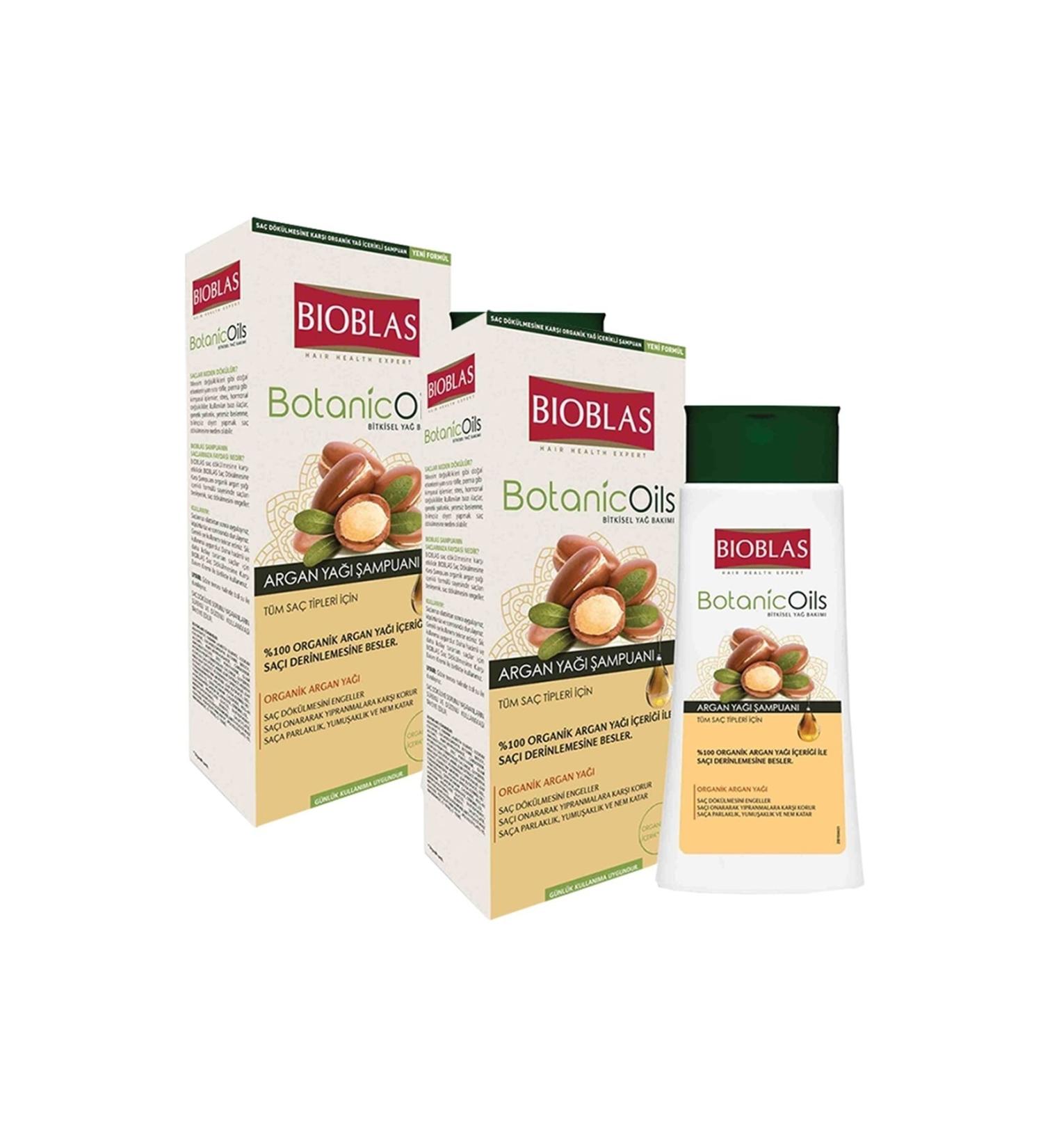 Bioblas Botanic Oils Argan Oil Shampoo 360 Ml X 2 Pieces