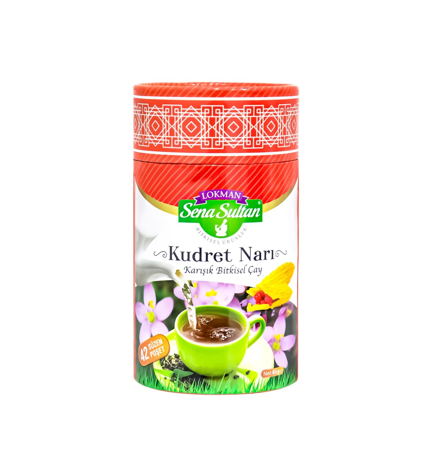 Lokman Sena Sultan Pomegranate Mixed Herbal Tea 42 Filtering Bags 65 gr