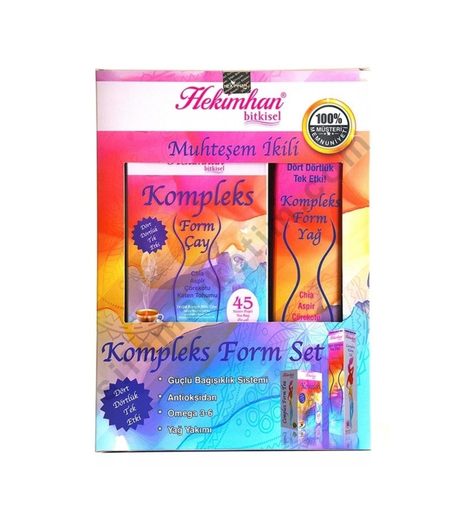 Hekimhan Complex Form Set "Super Dual Form Tea and Oil"