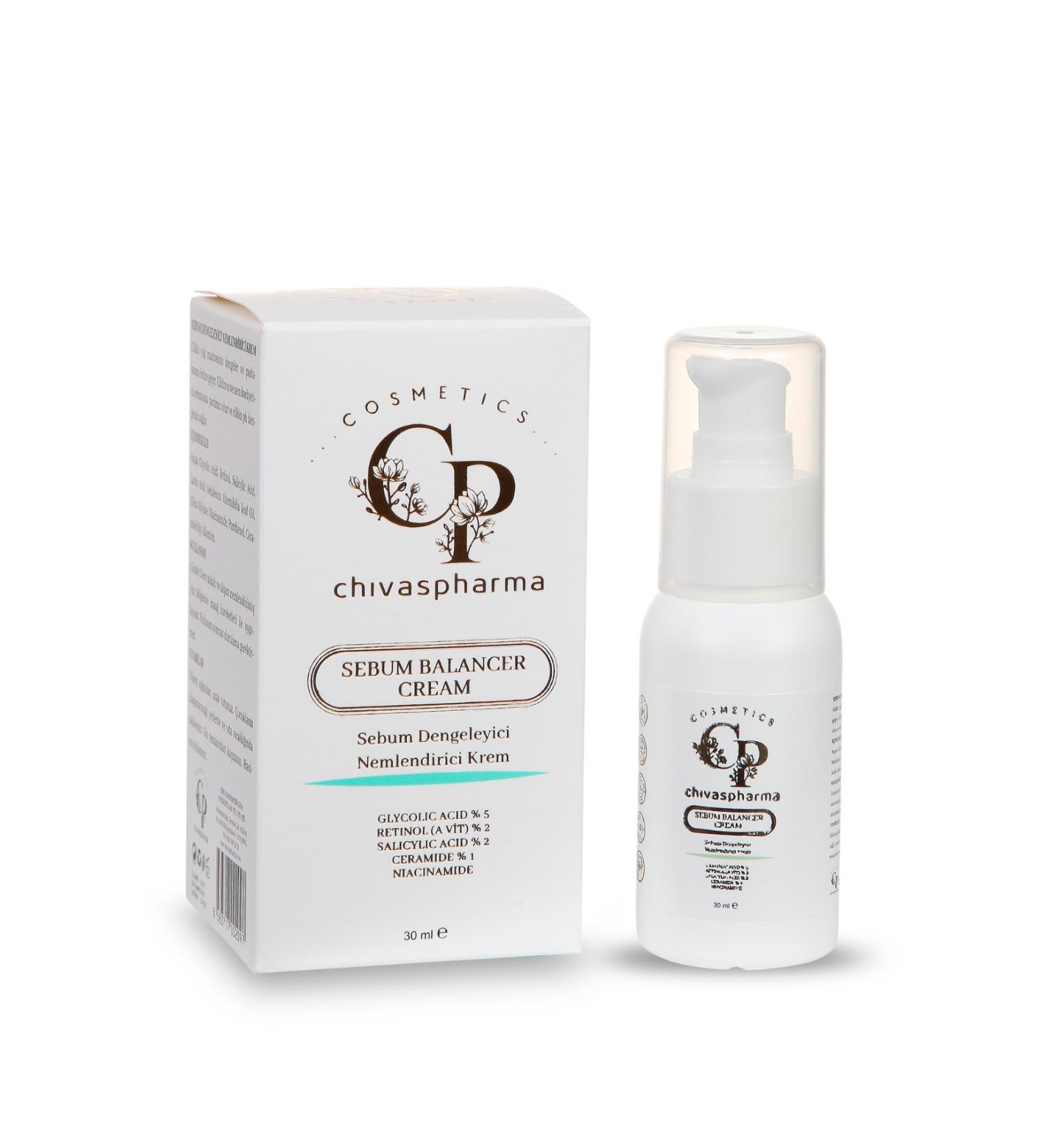 chivaspharma Anti-Stain Pore Tightening Sebum Balancing Moisturizing Cream 30 ml - Buy Online on GoSupps.com