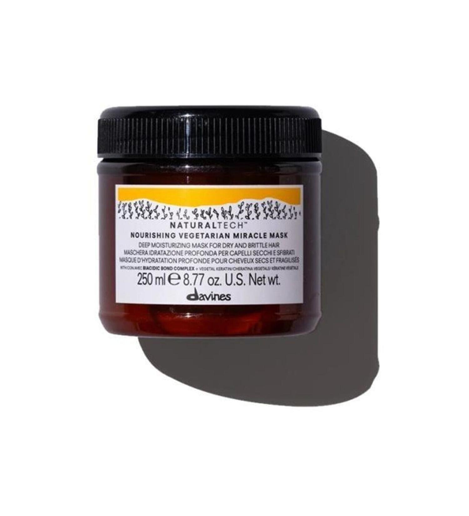 Davines Nourishing Vegetarian Miracle Damaged and Dry Hair Moisturizing Mask 250 ml