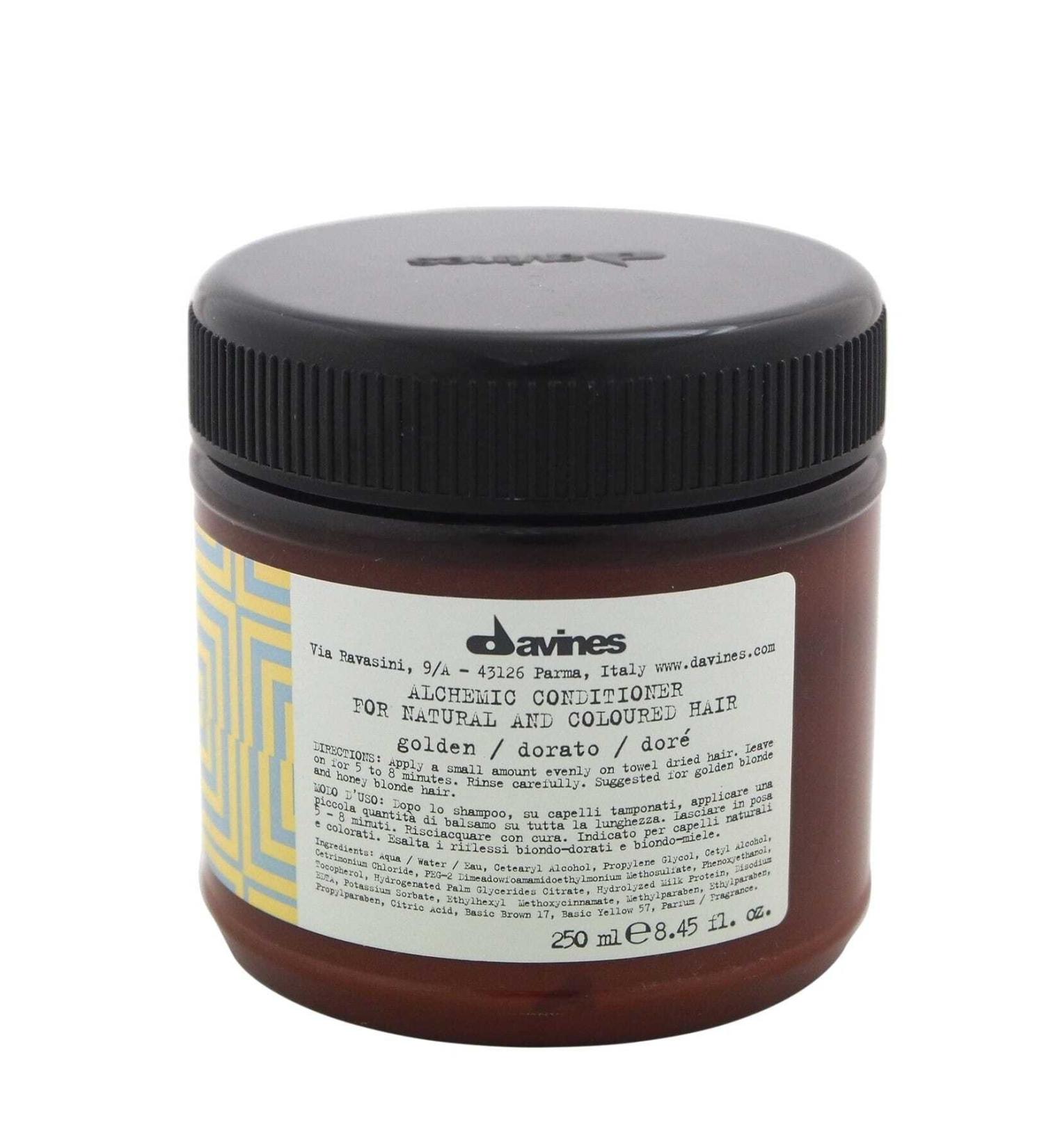 Davines Alchemic Golden Gold Hair Conditioner 250 Mll 8004608258964.