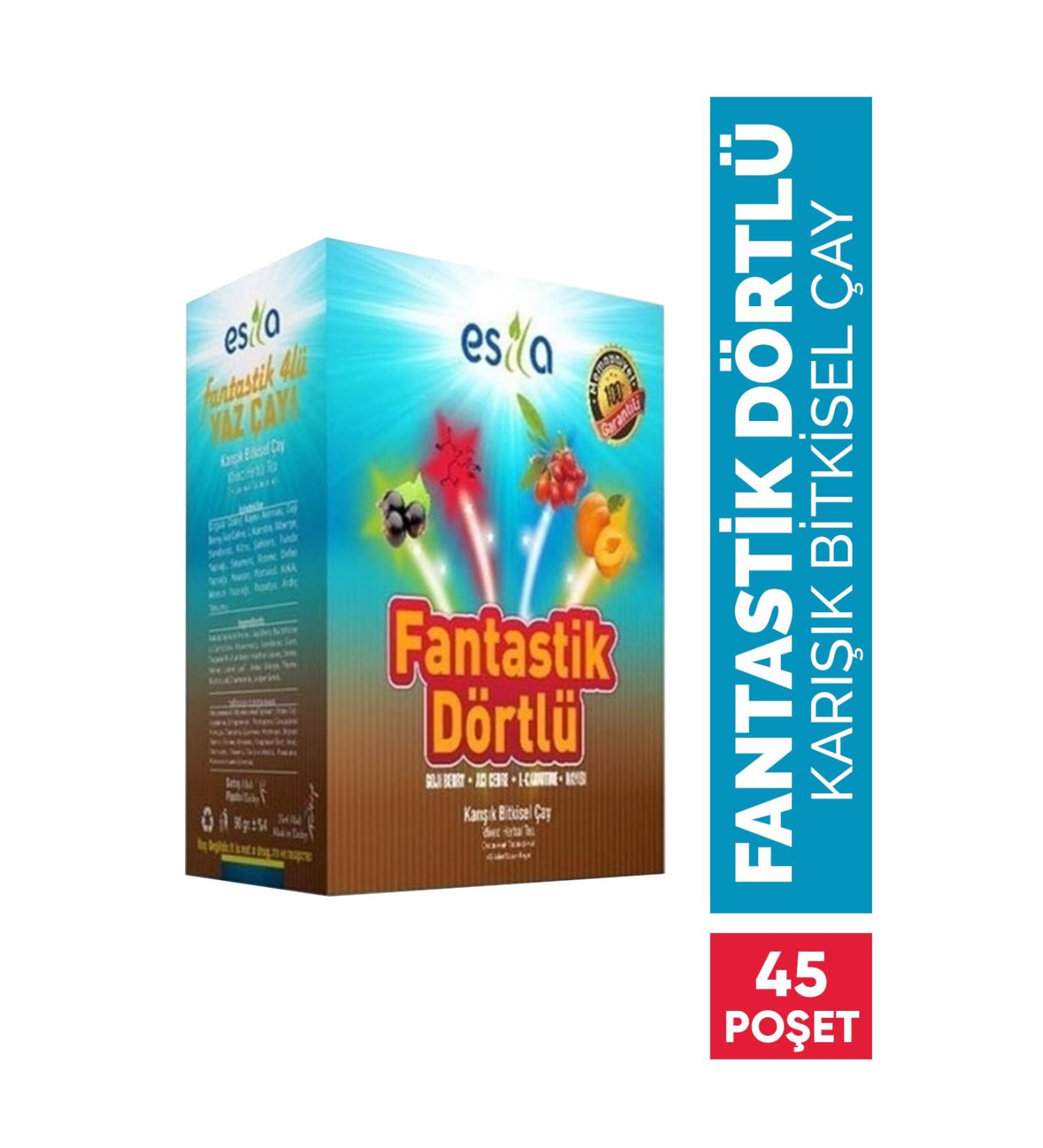 ES LA Fantastic 4-piece Summer Tea Original 45 Filtering Bags - Buy Online on GoSupps.com