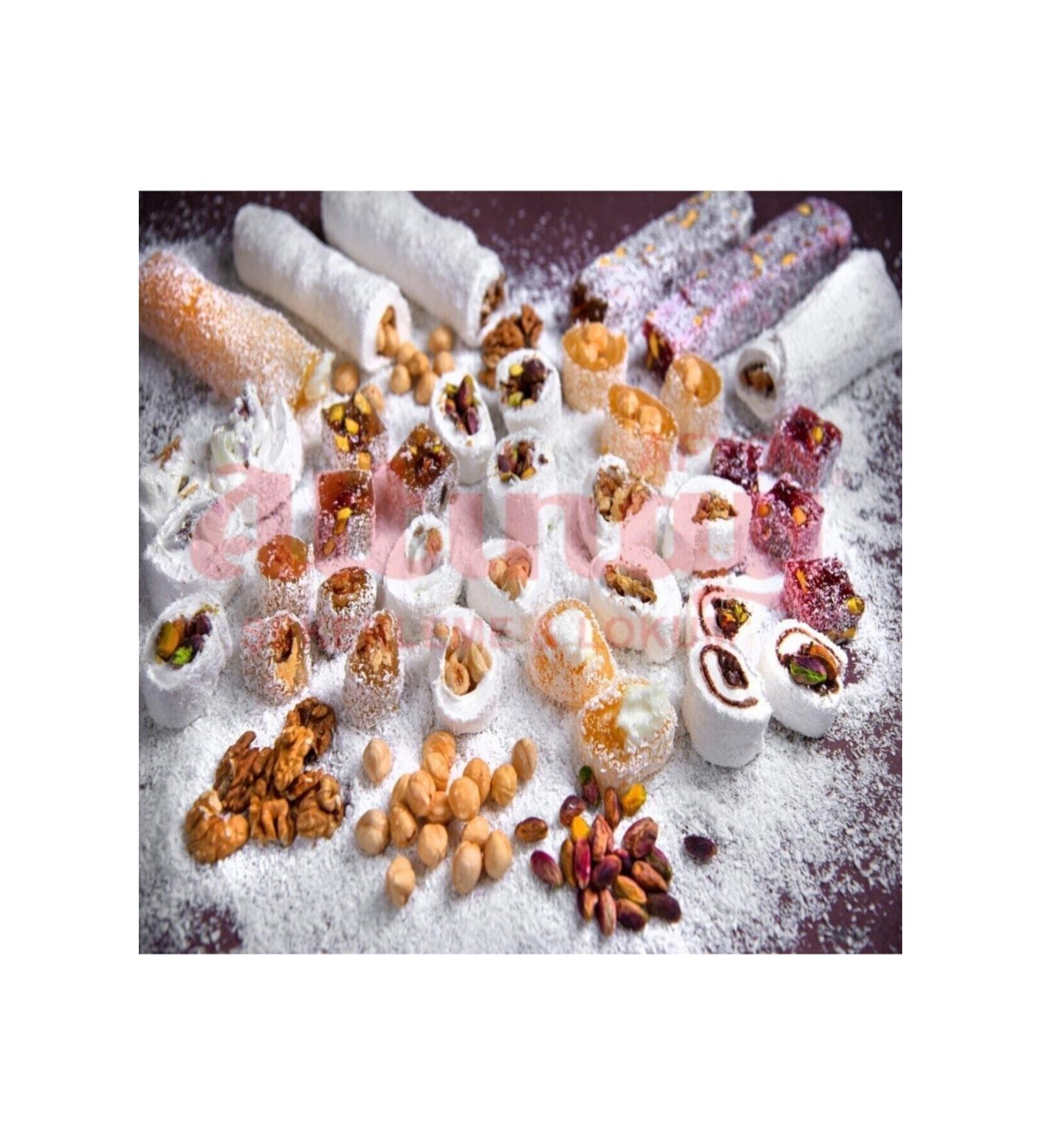 Alt nay Confectionery Famous Alt nay Special Mixed Afyon Turkish Delight 500 gr