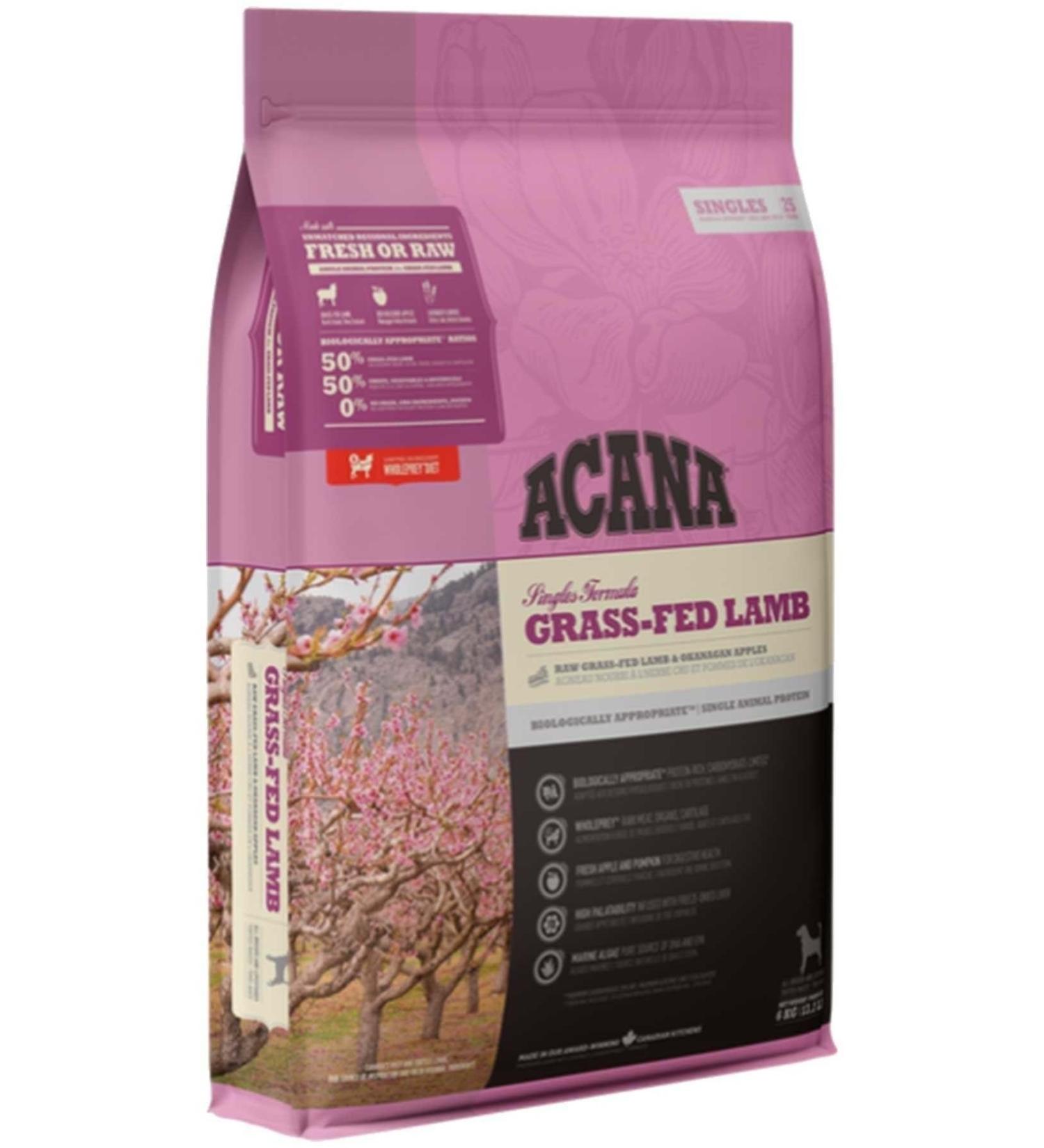 Acana Grass Fed Lamb Grain-Free Lamb and Apple Adult Dog Food 2kg