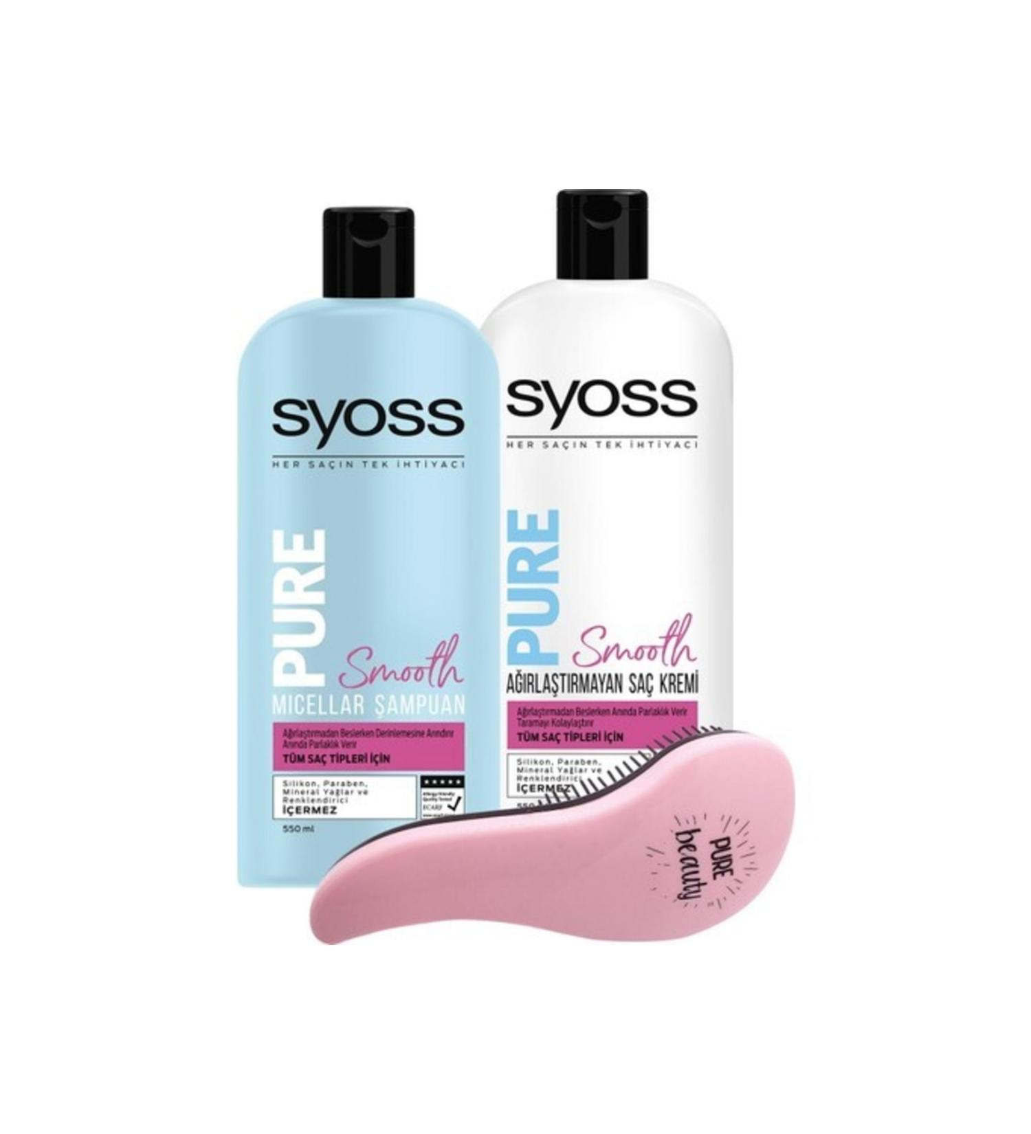 Syoss Pure Smooth Micellar Pure Smooth Micellar Shampoo 500 ml + Pure Smooth Micellar