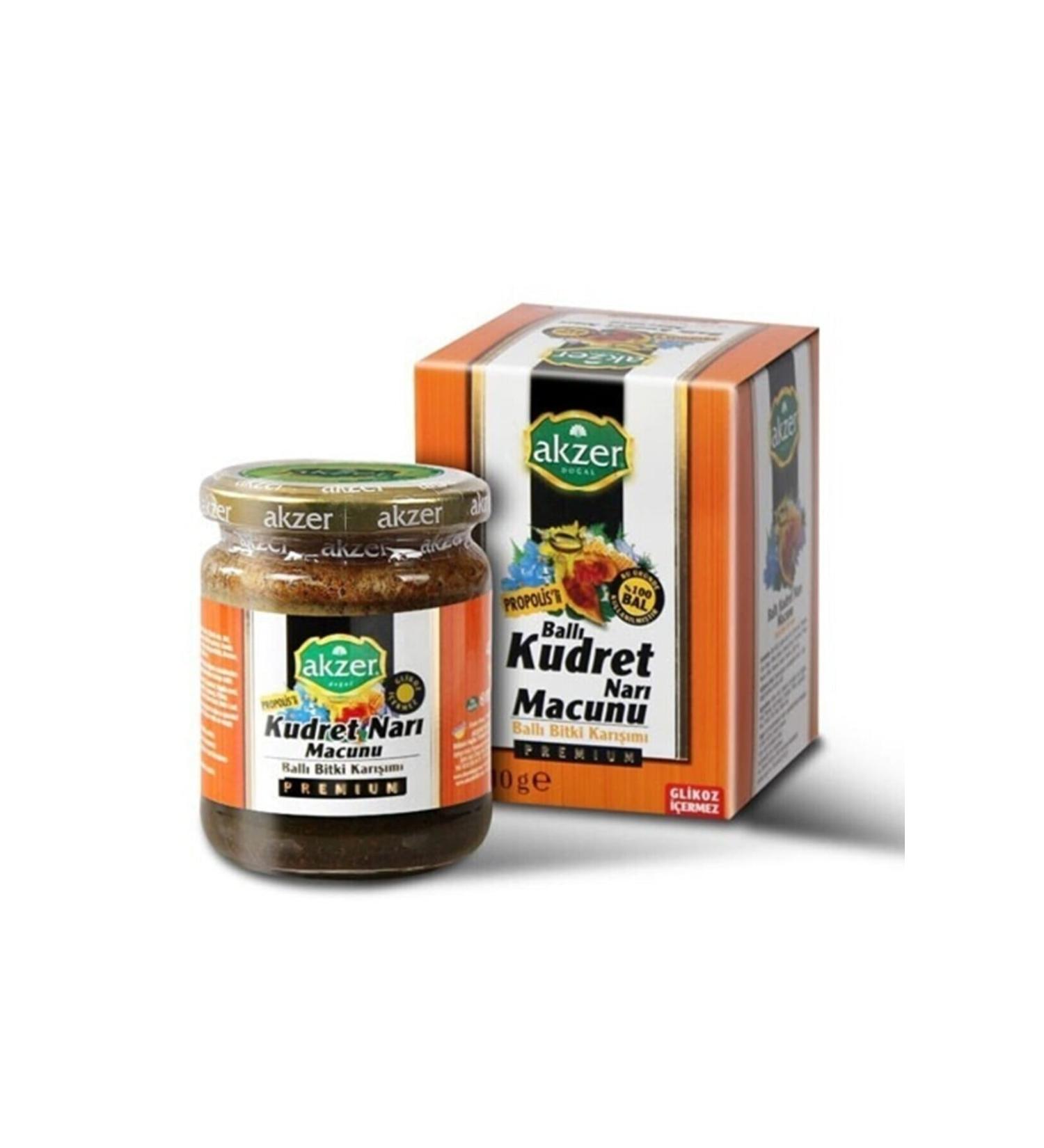 Akzer Propolis Honeyed Bitter Melon Paste Honeyed Herbal Mixture 210 Gr