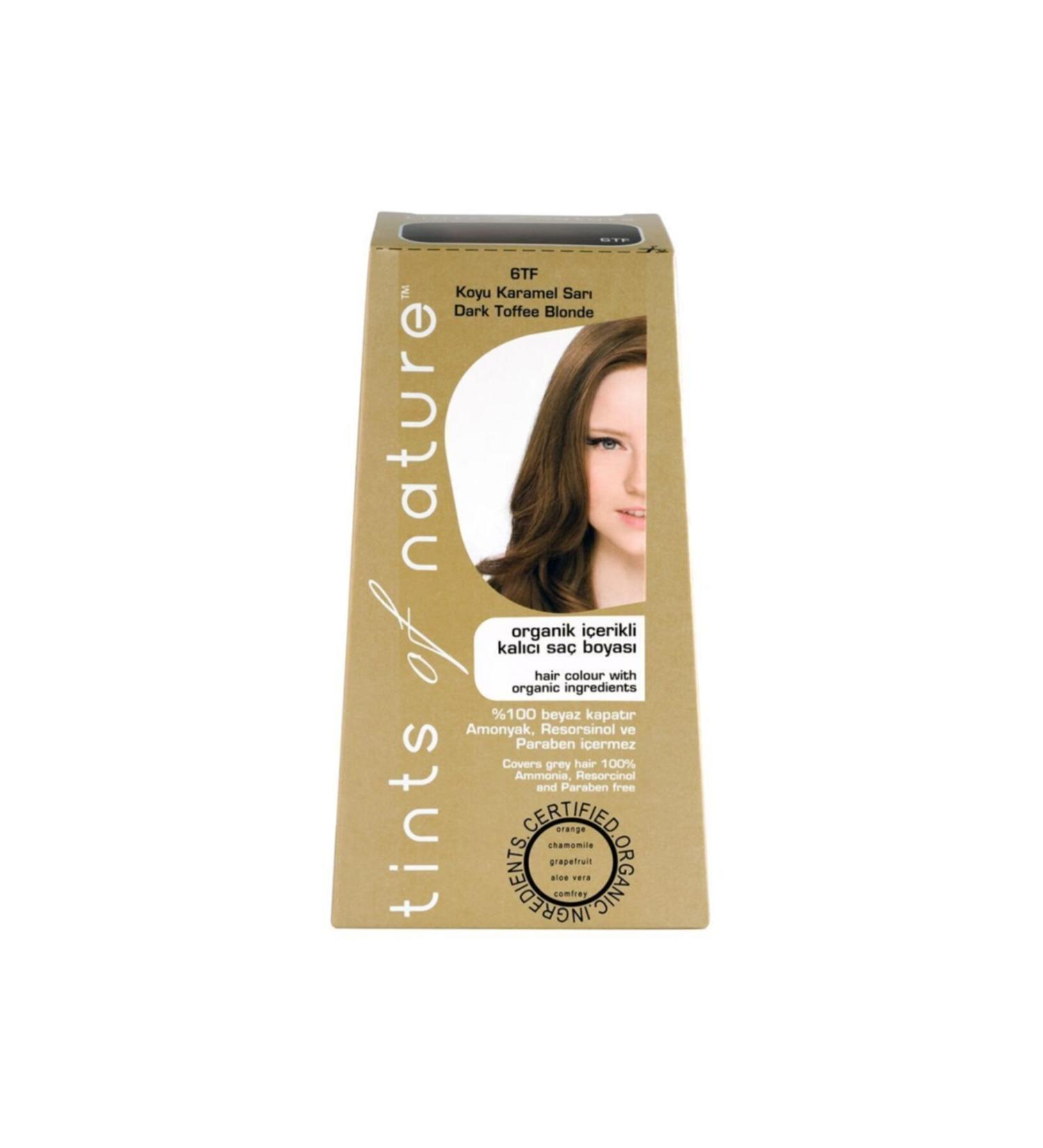 Tints Of Nature 6tf Dark Caramel Blonde Organic Hair Dye - Buy Online on GoSupps.com