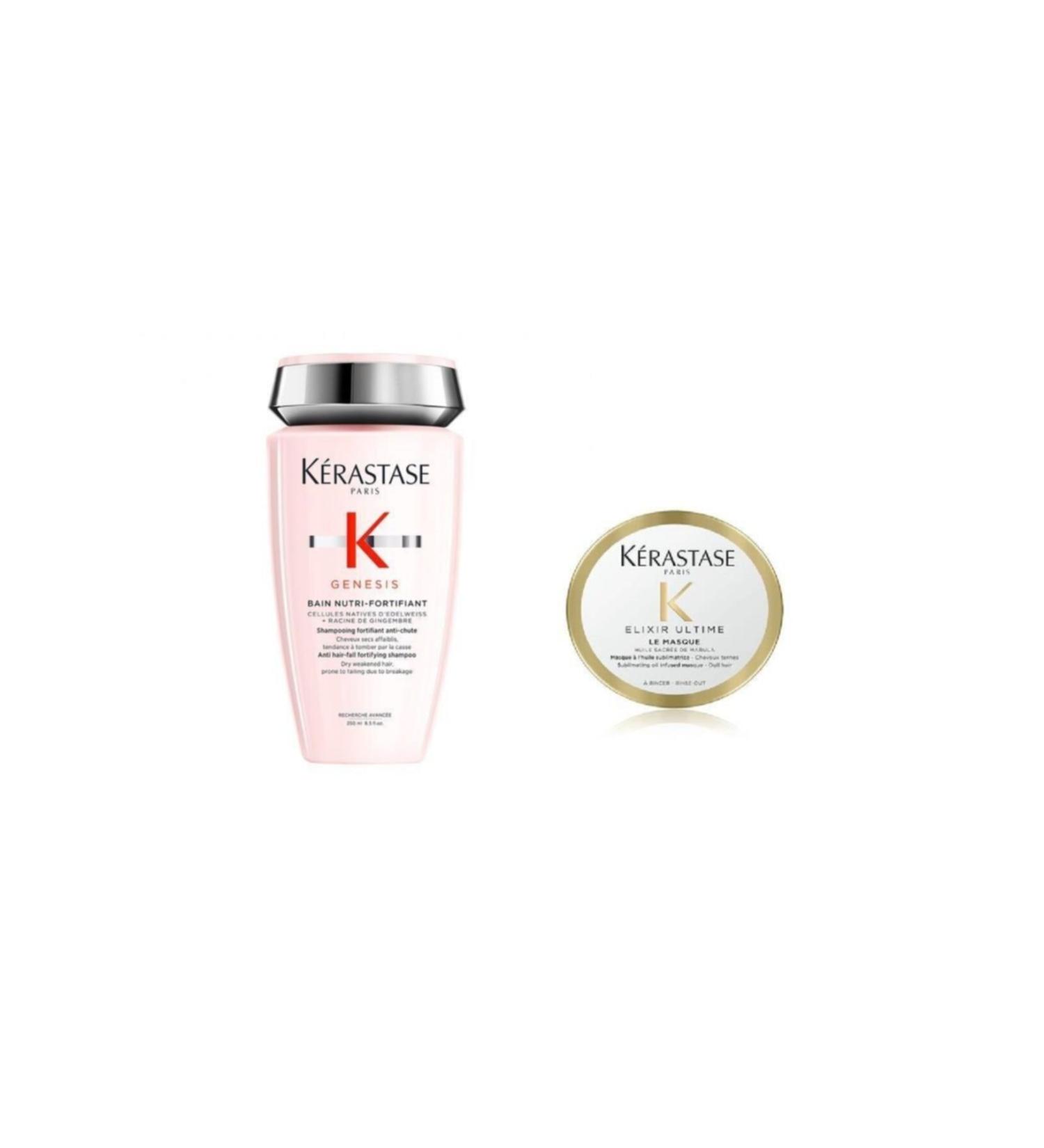 Kerastase Genesis Anti-Hair Loss Shampoo 250ml + Elixir Mask 75ml