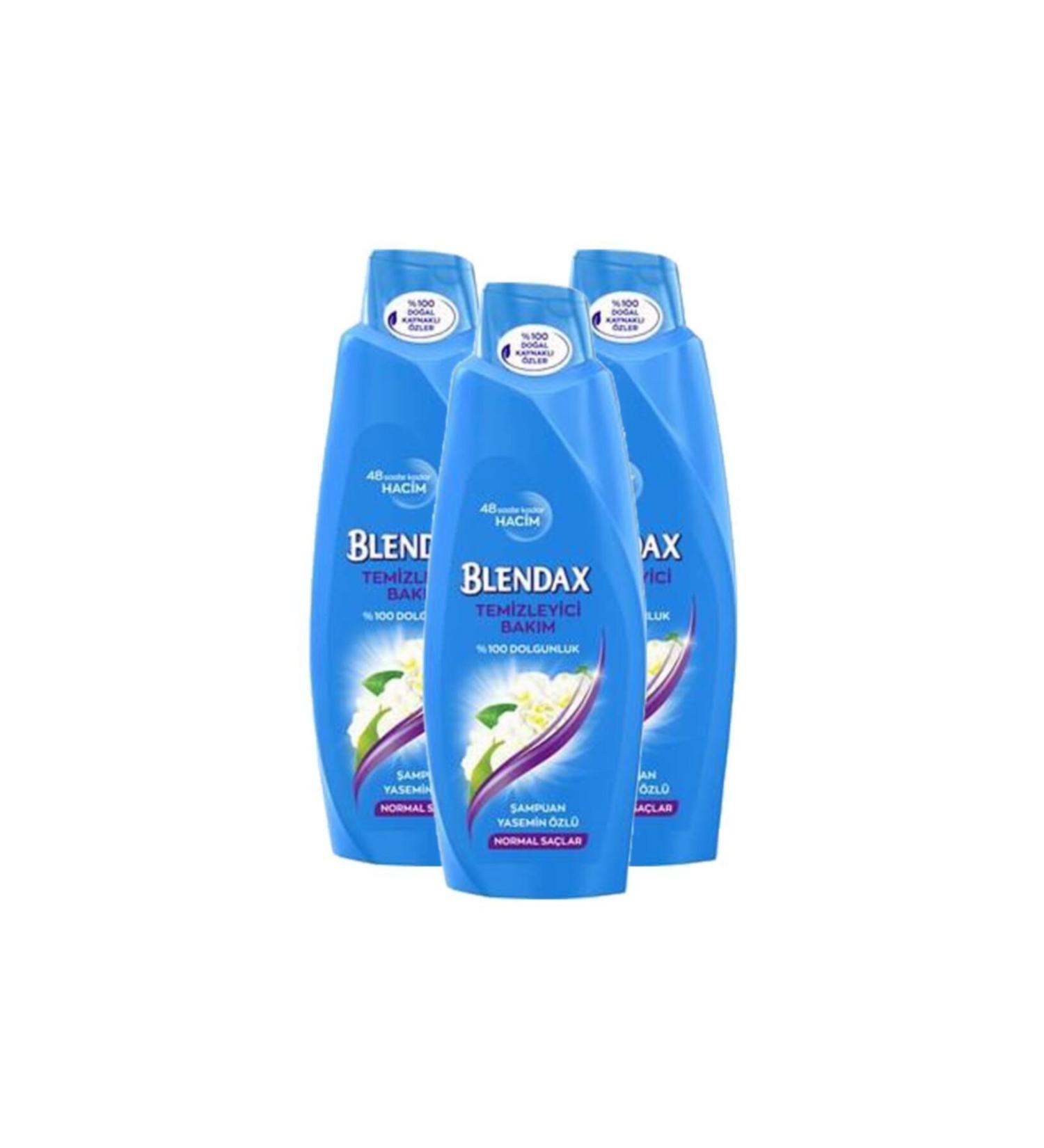 Blendax Jasmine Essence Shampoo for Normal Hair 550 ml 3 Pieces