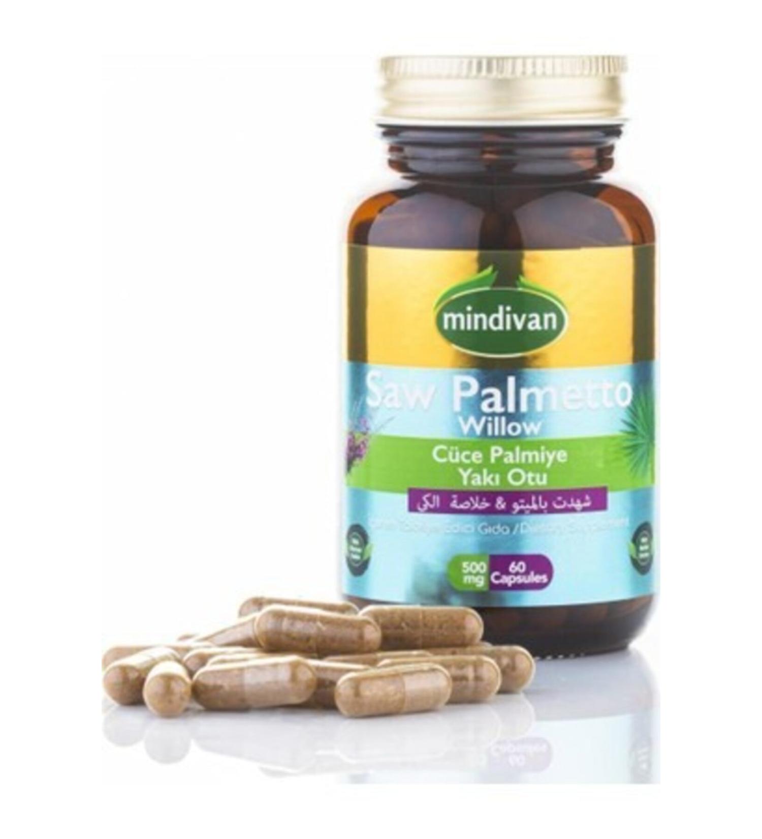 Mindivan Dwarf Palm Oil 60 Herbal Capsules