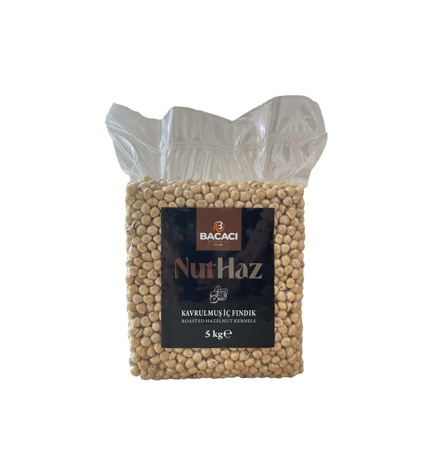 NutHaz Roasted Hazelnuts 5 Kg Vacuum Package