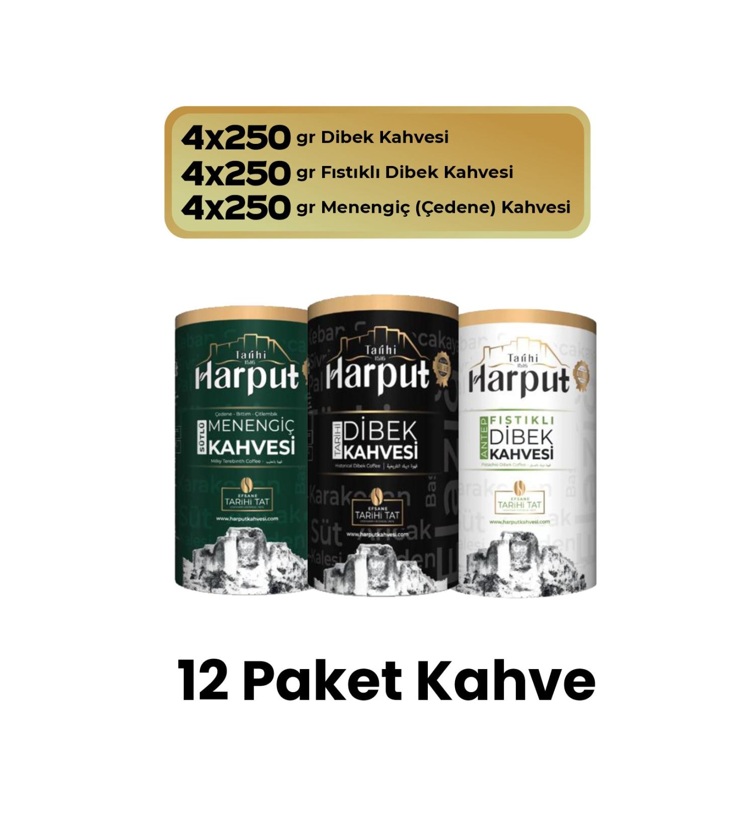 Historical Harput 1516 12x250g Dibek & Pistachio Dibek & Menengi Coffee