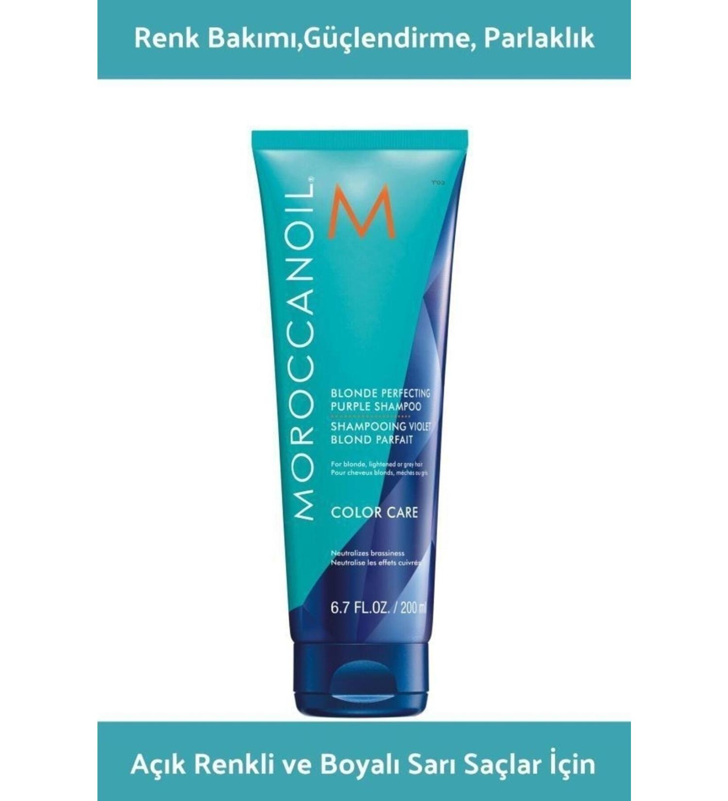 Moroccanoil Nourishing and Color Protecting Silver Shampoo for Dyed Hair 200 ml
