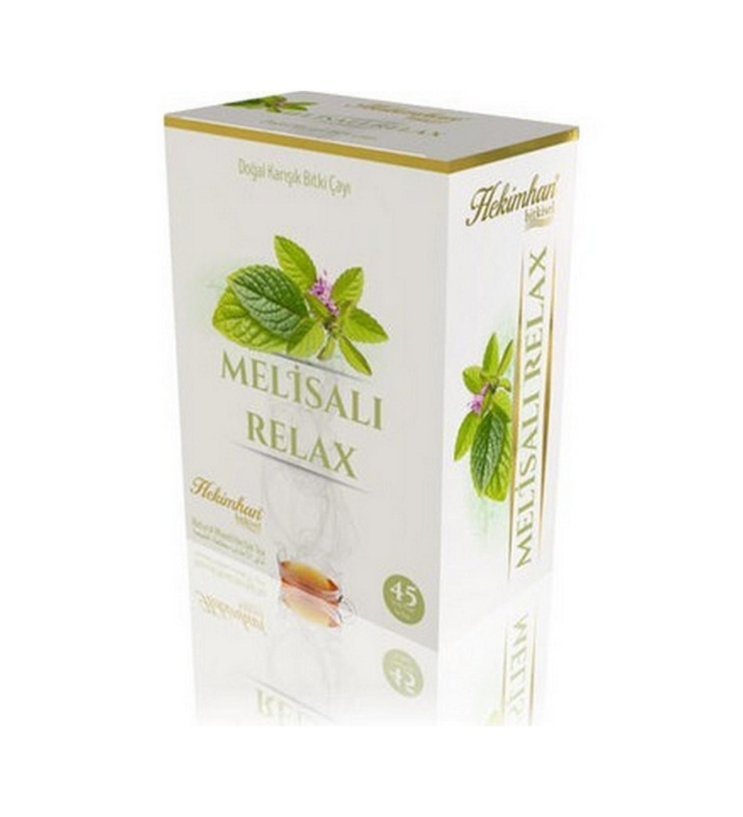 Hekimhan Relax Melissa Mixed Tea 45 Filtering Bags 2 Pieces