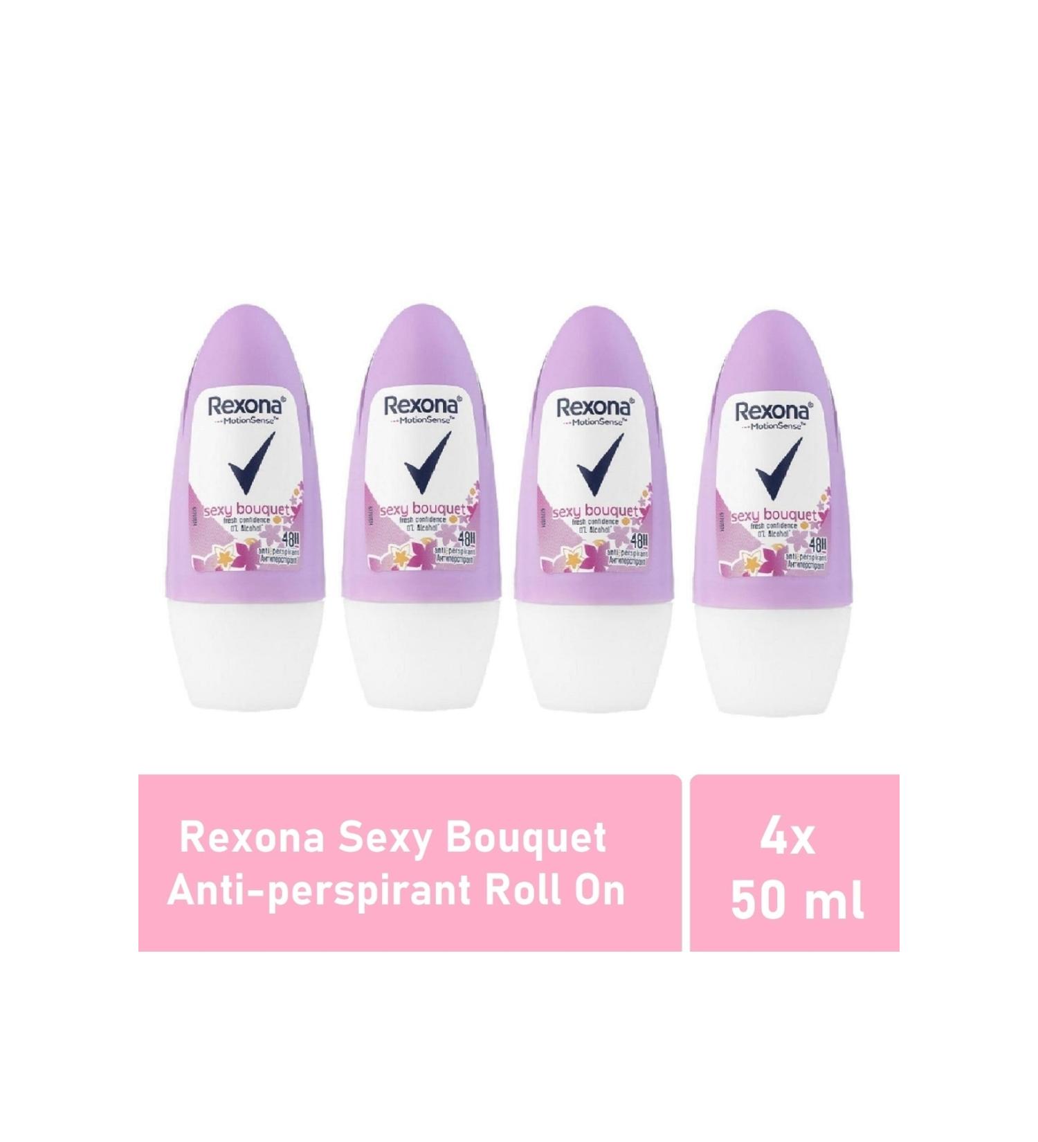 Rexona Sexy Bouquet 50 ml Women Roll On 4 Pack