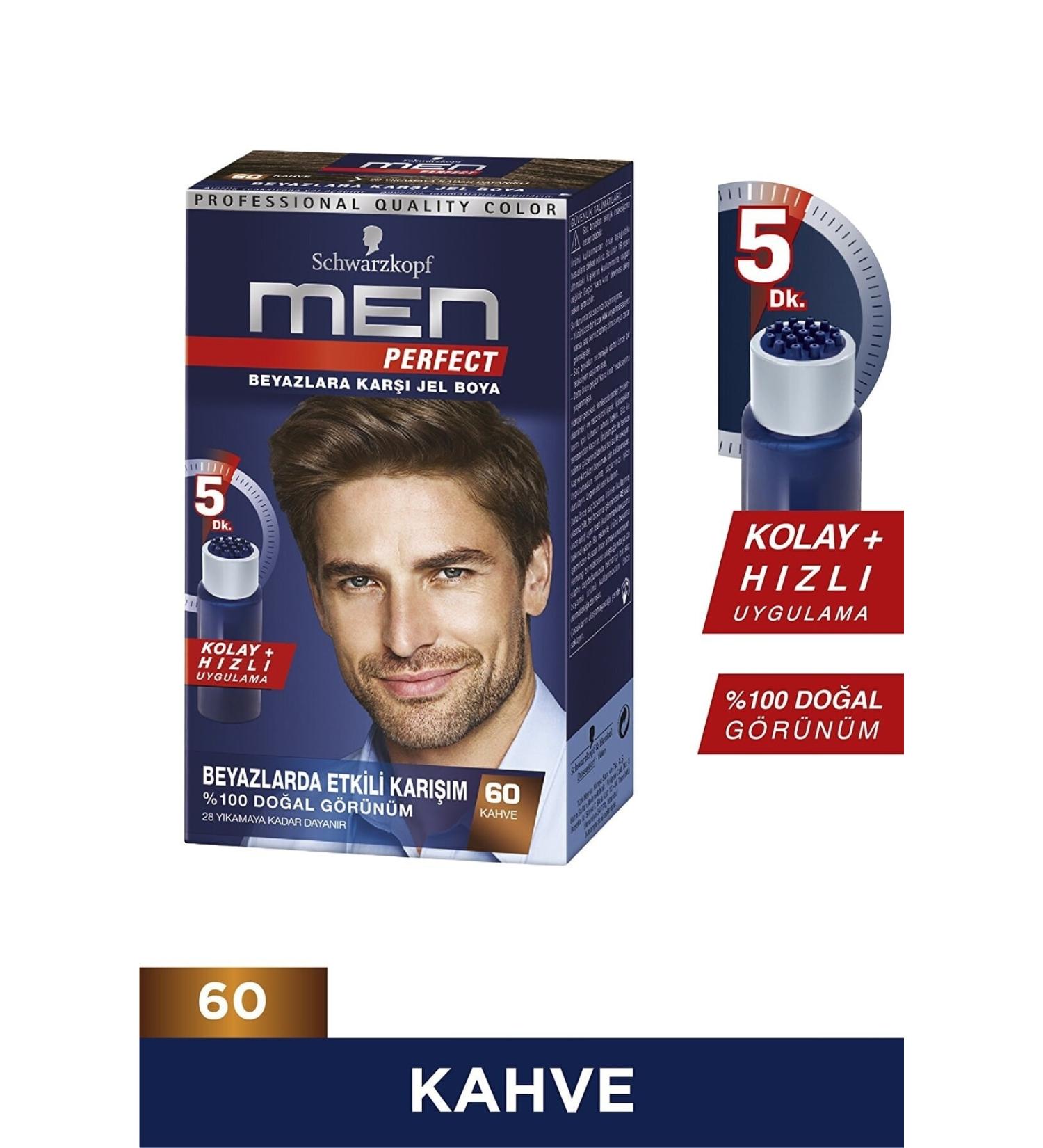 Schwarzkopf Men Perfect Instant White Cover 60 Brown