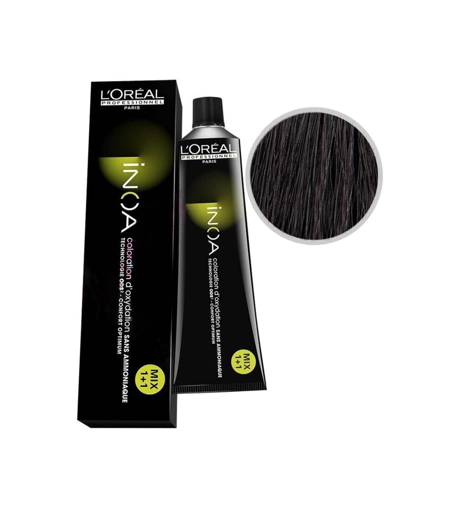 L'oreal Professionnel Inoa 4 Coffee Hair Dye 60 Ml 3474630412743 (without oxidant). hair-dye-