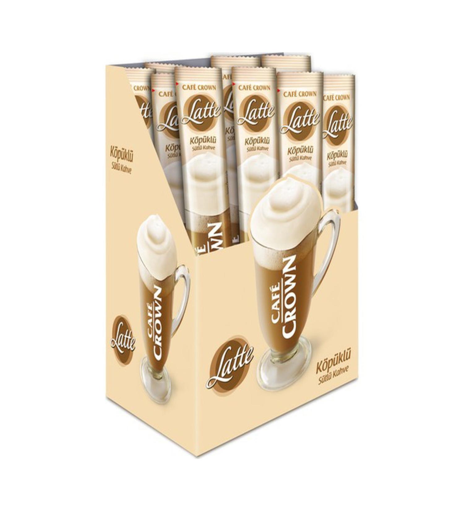 Cafe Crown Latte Foam Coffee 17 Grams 24 Pack