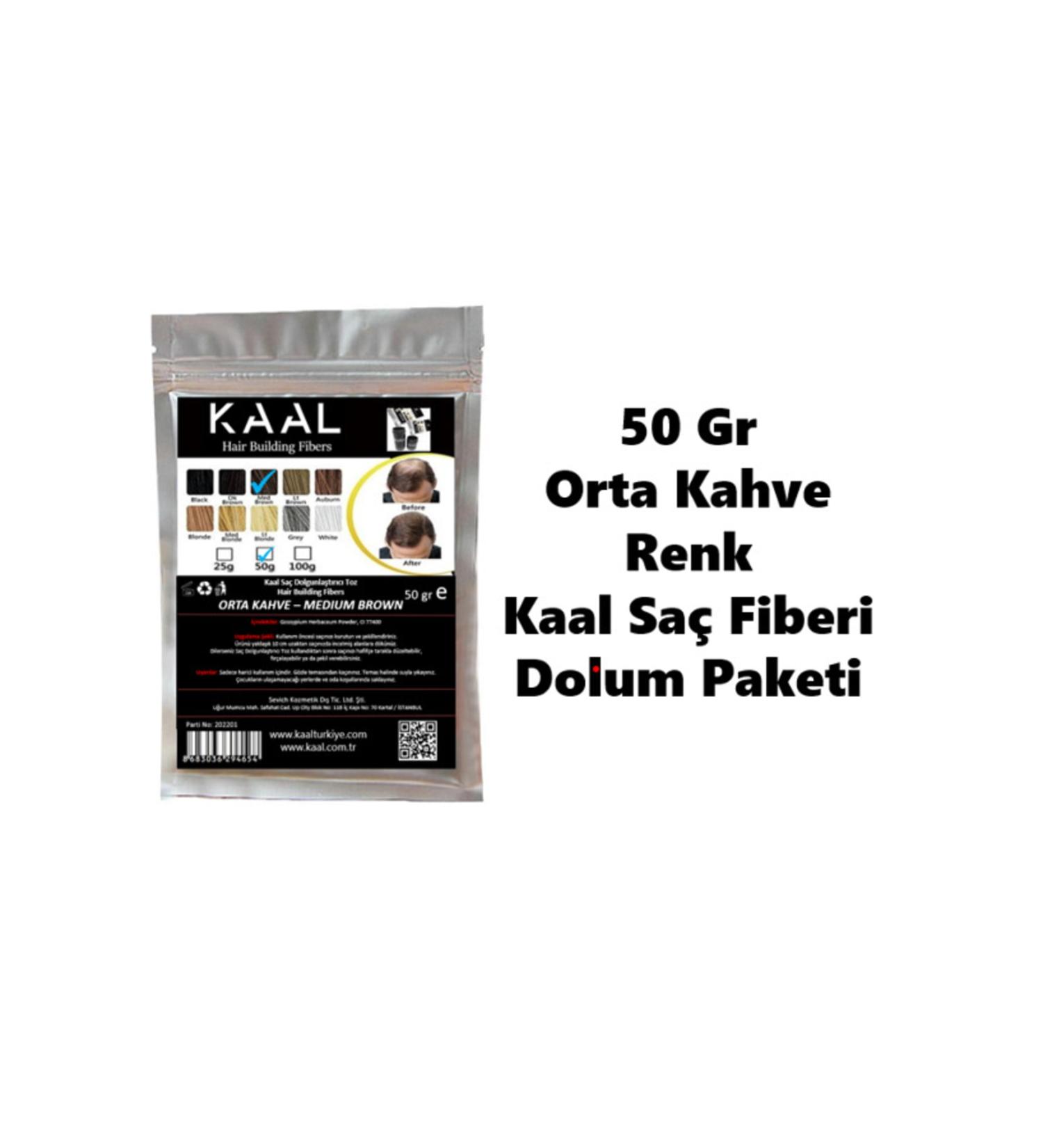 Sevich Kaal Toppik 50 Gr Medium Brown Color Topik Hair Powder Hair Fiber Keratin - Buy Online on GoSupps.com