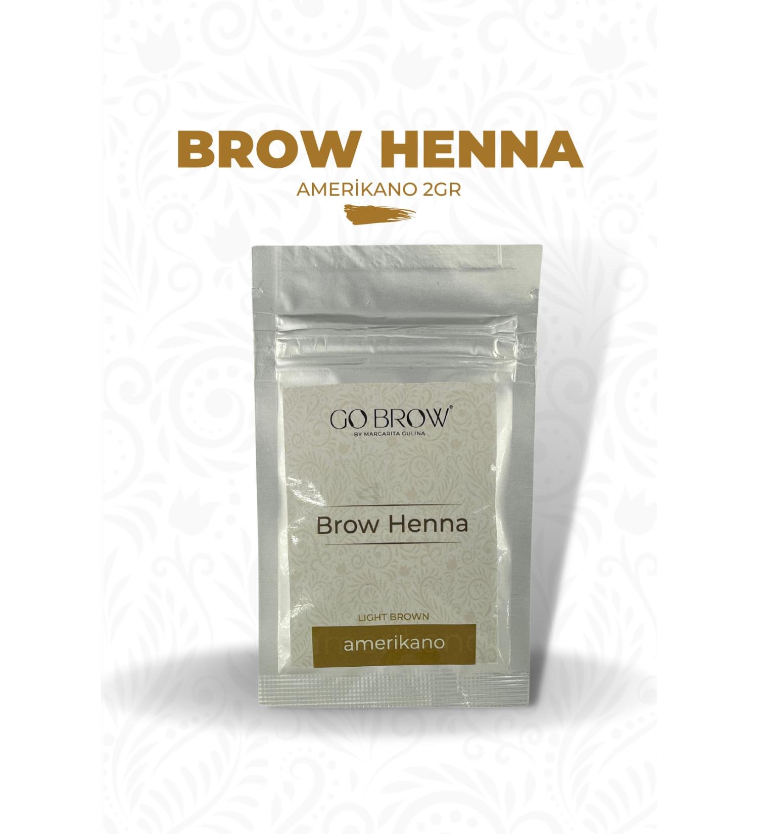 Brow Henna Eyebrow Henna Americano 2gr - Buy Online on GoSupps.com
