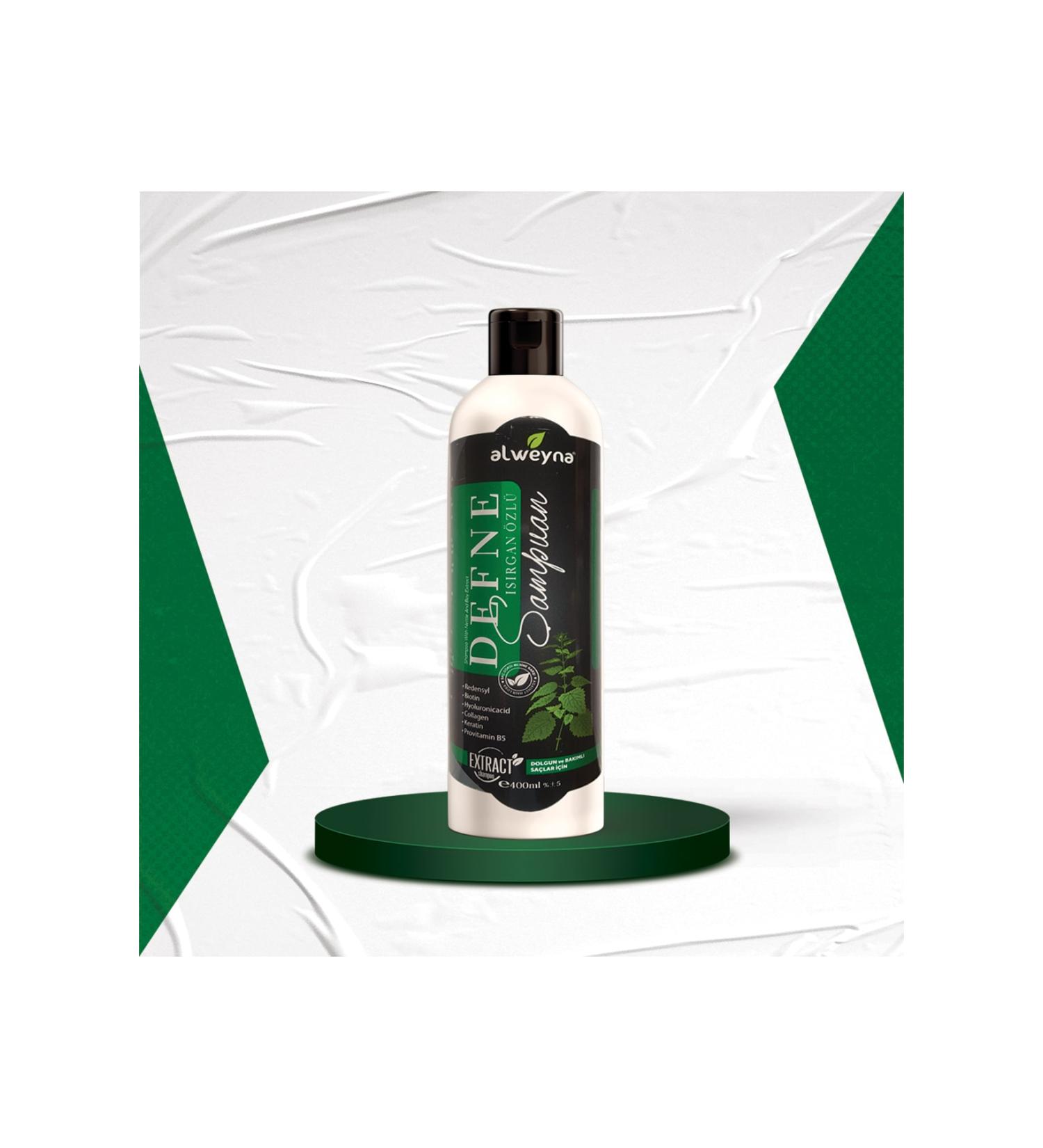 ALWEYNA Herbal Shampoo with Bay and Nettle Essence-400ml