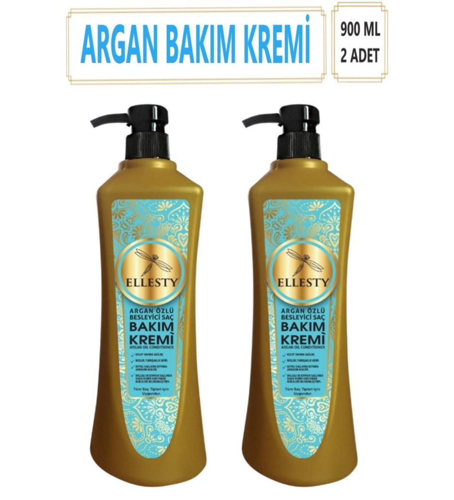 ELLESTY Argan Oil Hair Conditioner 900 Ml X 2 Pieces - Buy Online on GoSupps.com