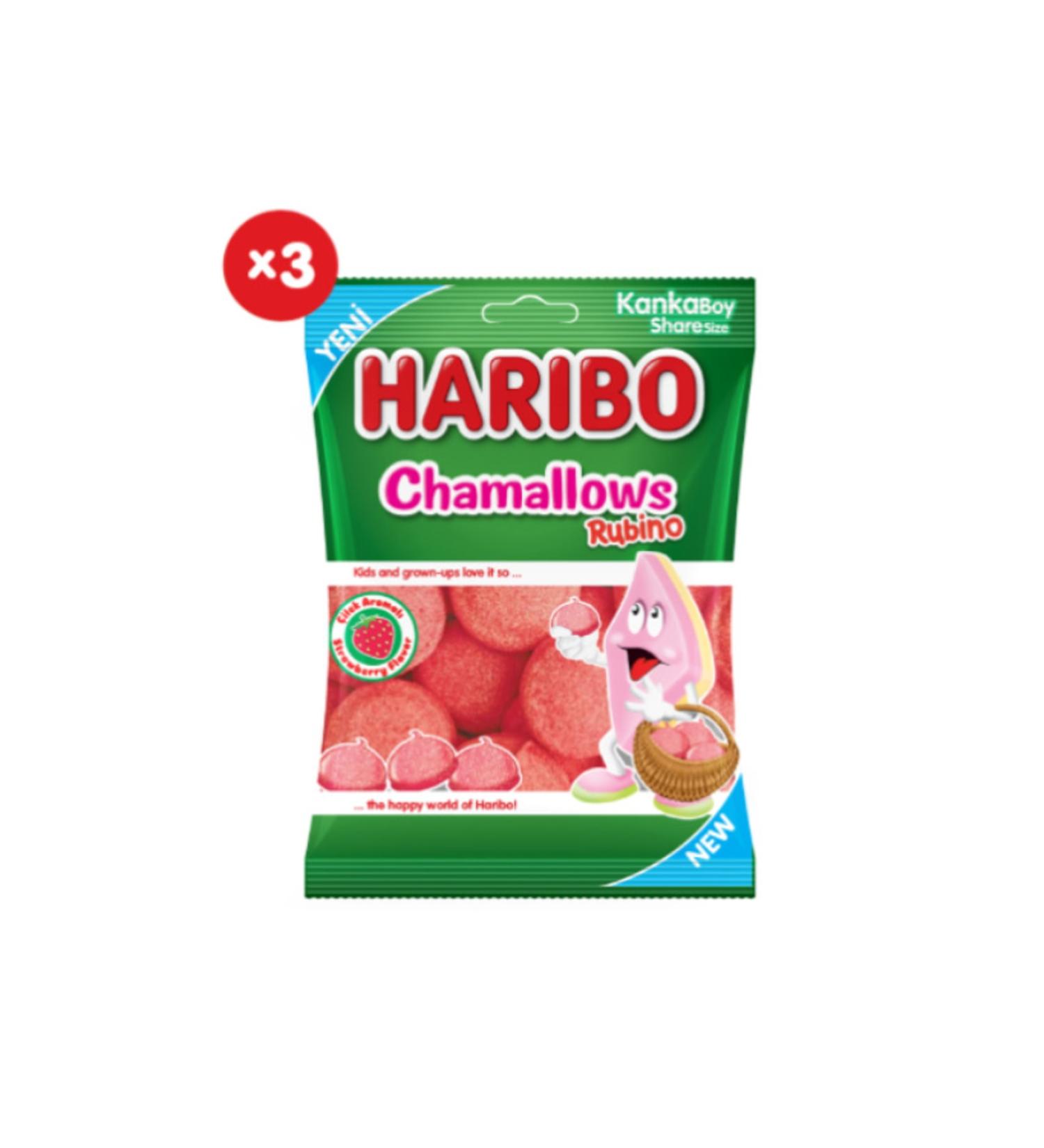 Haribo Chamallows Rubino 70 G 3 Pack