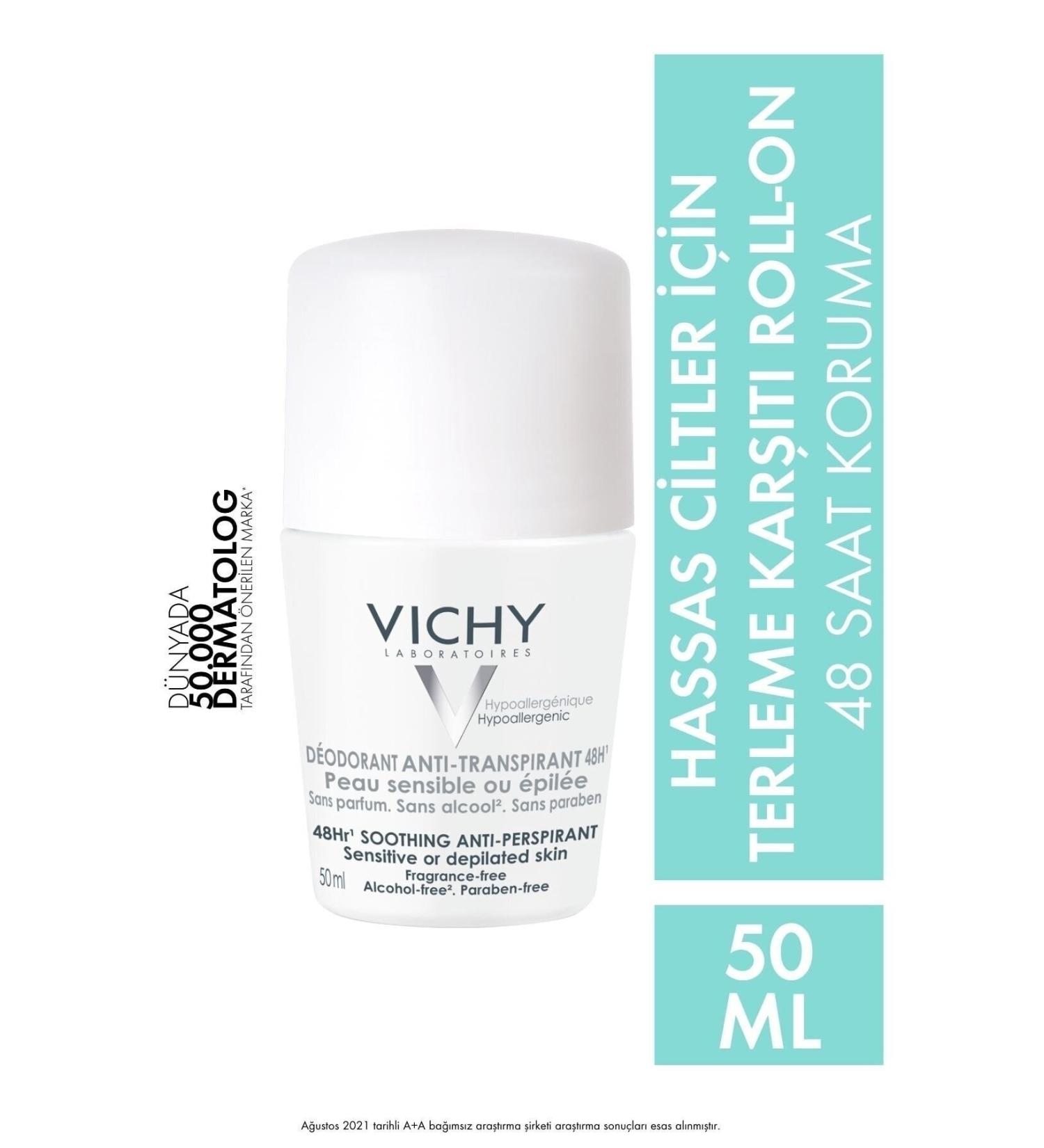 Vichy Sensitive Roll-on 48h 50 ml