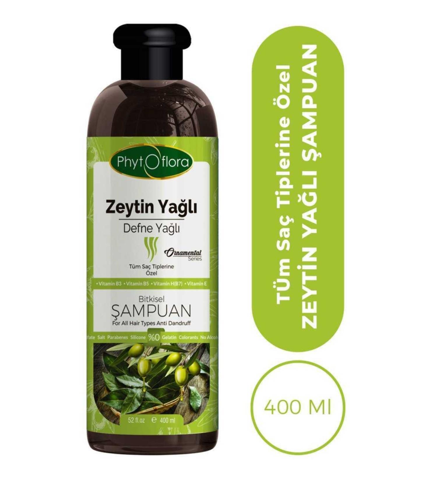 Phytoflora Siftaholsun Salt-Free Herbal Shampoo with Olive Oil for All Hair Types 400 ml