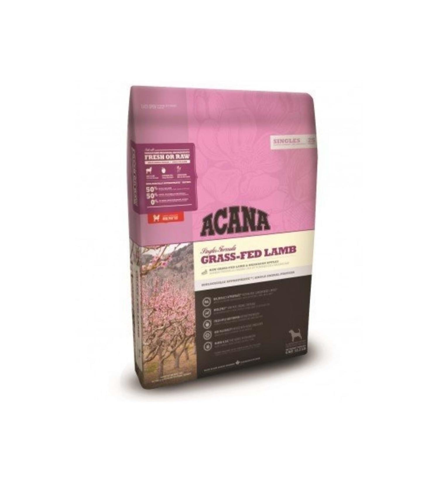 Acana Singles - Grass-fed Lamb Dog Food 11.4 Kg - For All Breeds and Life Stages