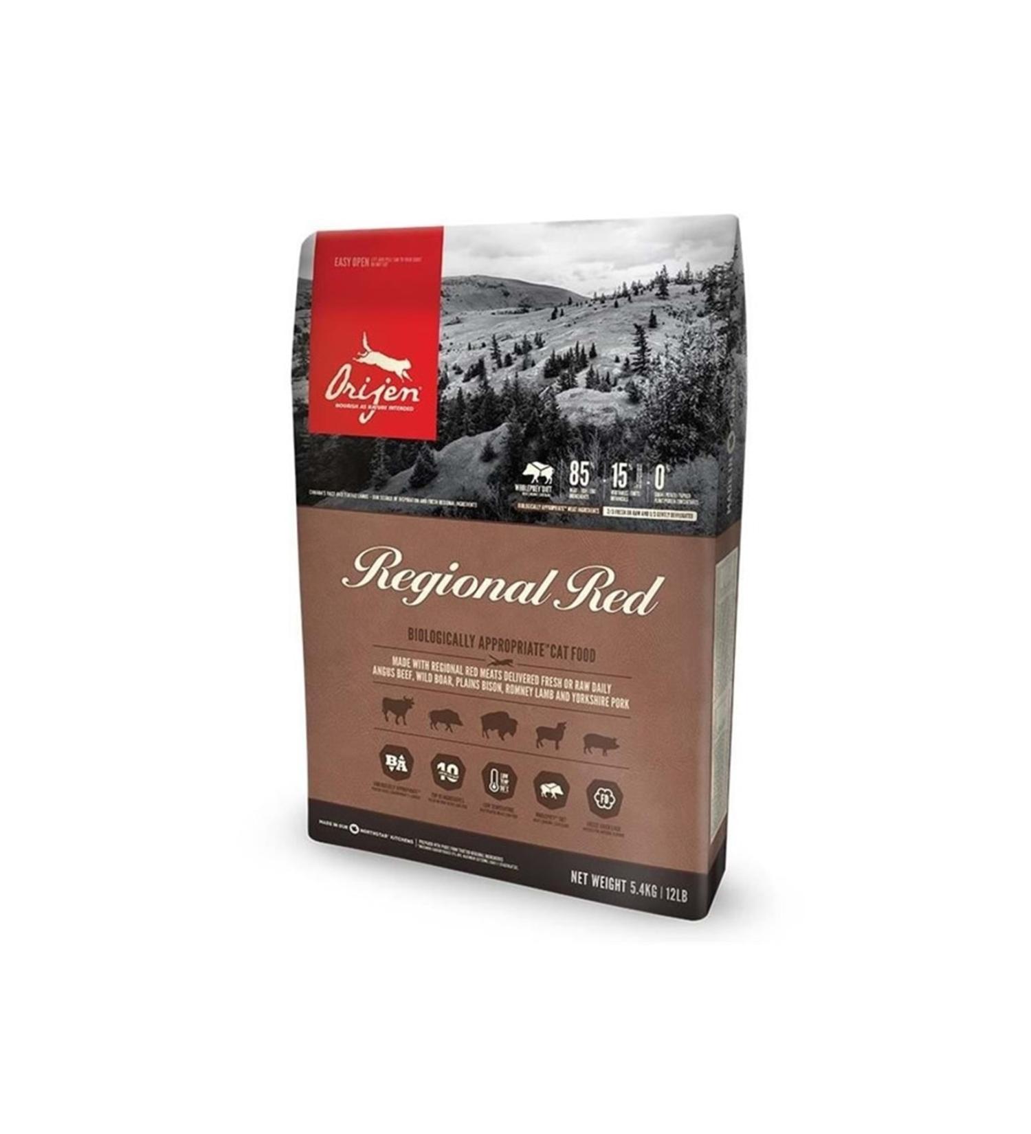 Orijen Regional Red Red Meat Grain-Free Cat Food 5.4 kg