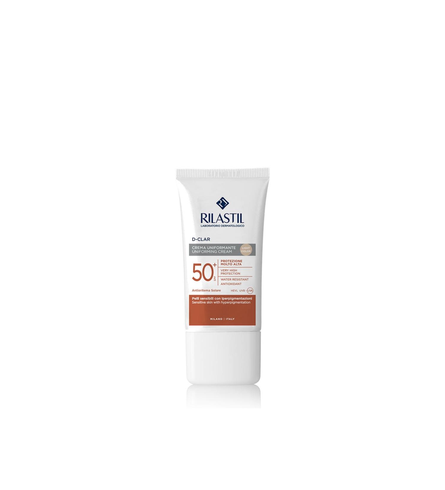 Rilastil D-clar Anti-Spot Face Sunscreen Cream Spf50 40 ml - Light .Rilastil_