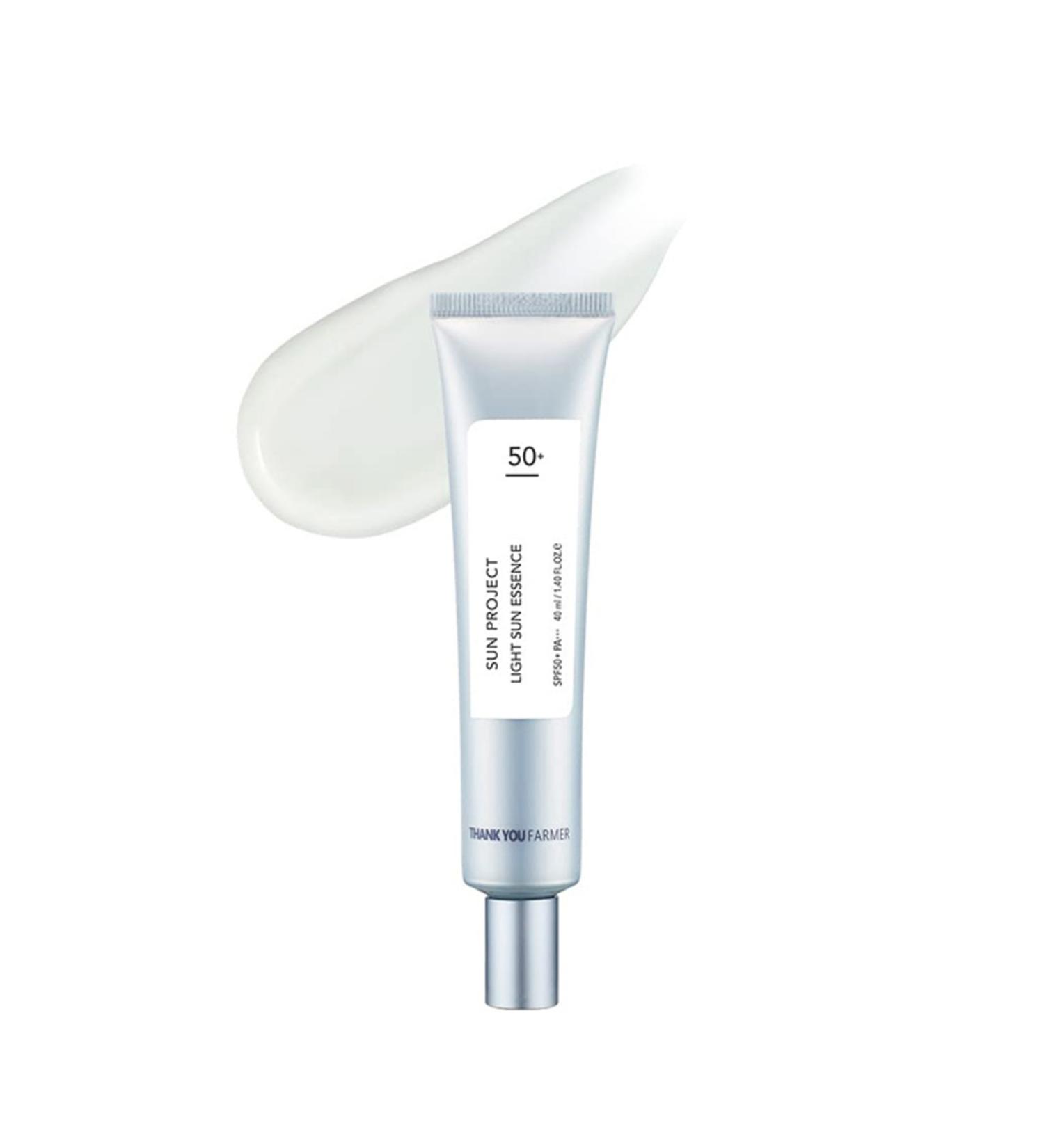 Thank You Farmer Sun Project Light Sun Essence Spf50 Pa 40ml - Face and Eye Moisturizing Sunscreen - Buy Online on GoSupps.com
