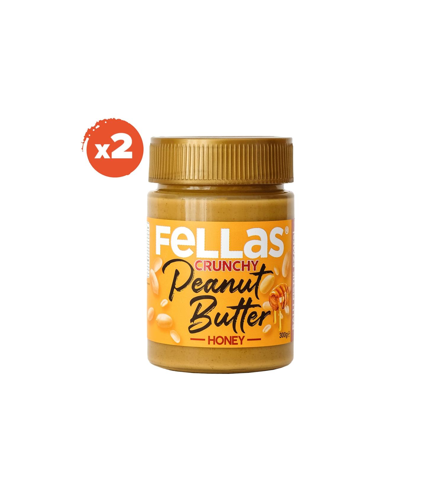 Fellas Honey Peanut Butter 300g X 2 - Buy Online on GoSupps.com
